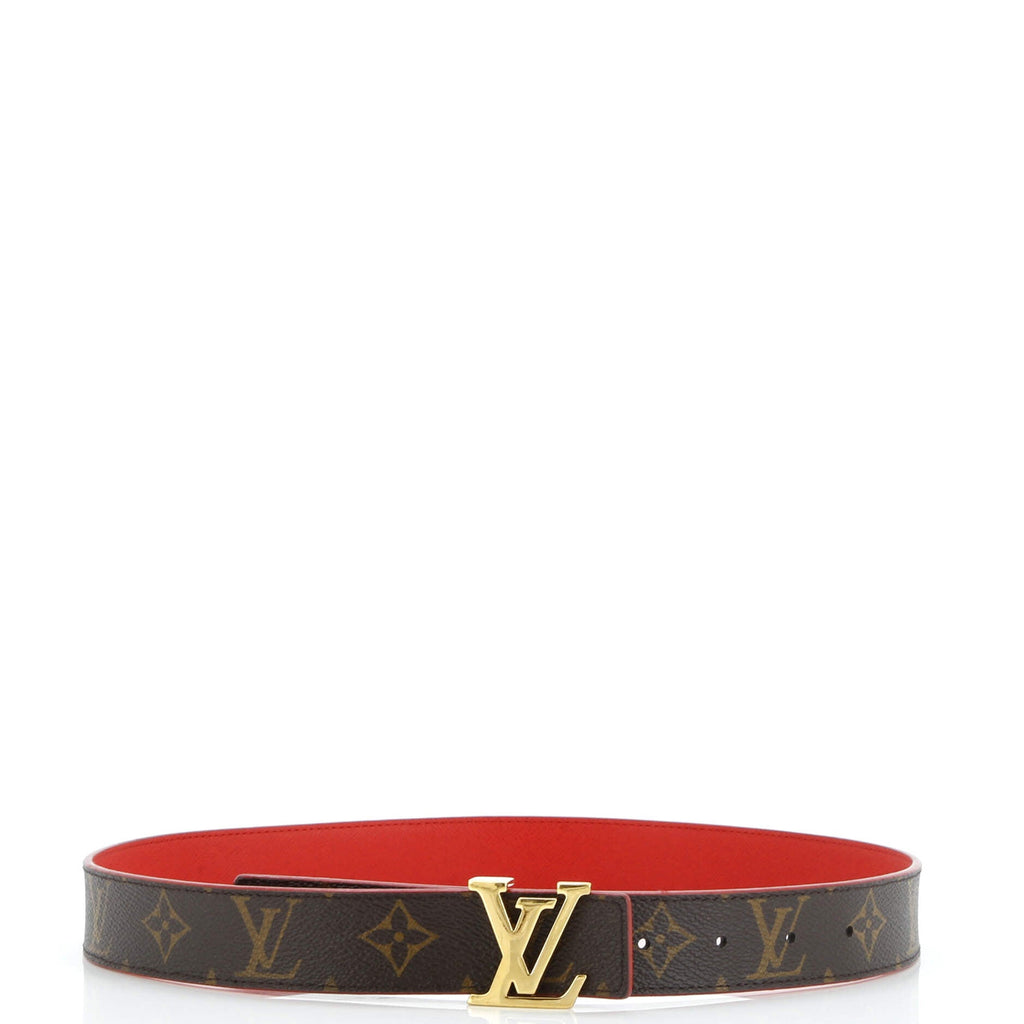 LV Initiales Reversible Belt Monogram Canvas and Leather Medium