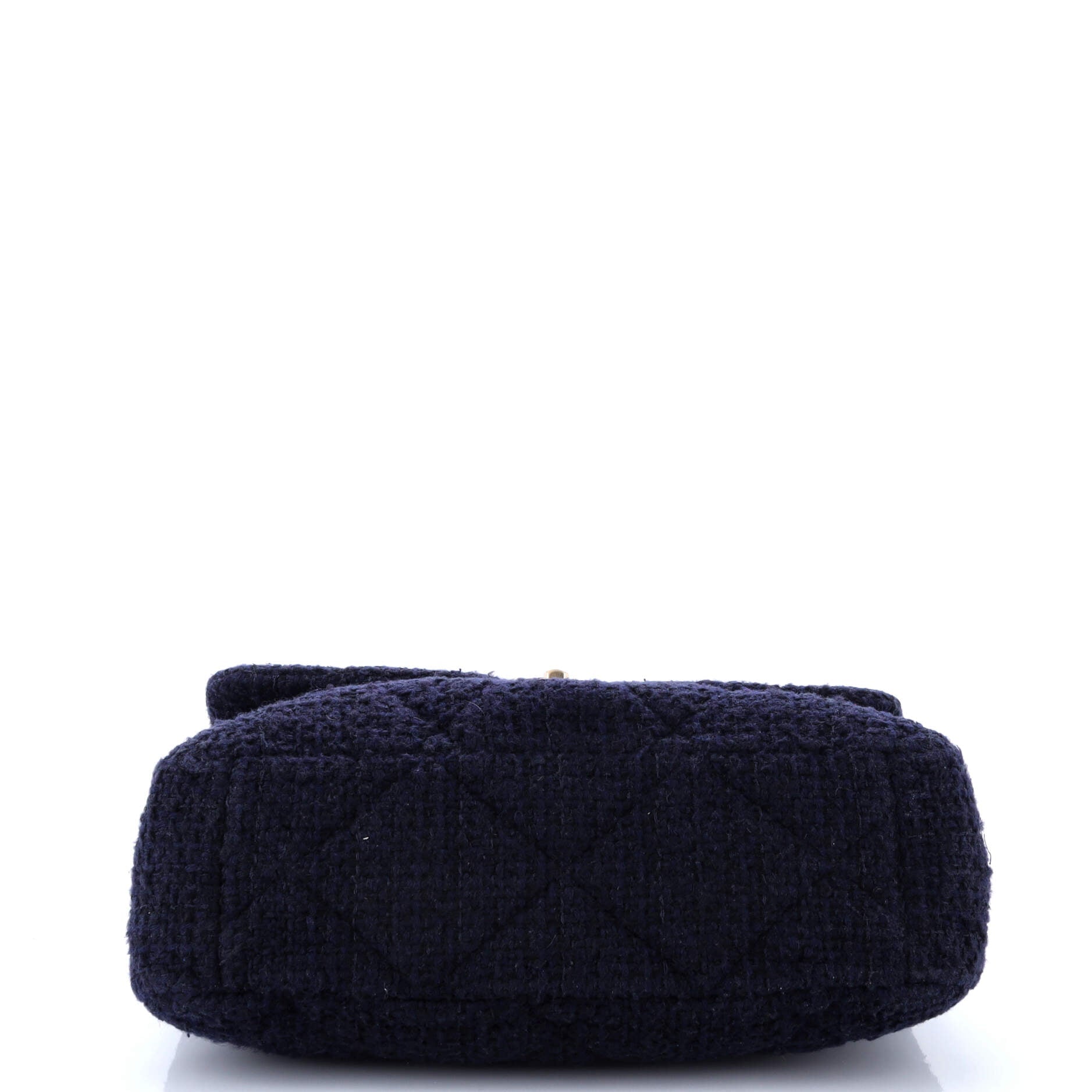 19 Flap Bag Quilted Tweed Maxi