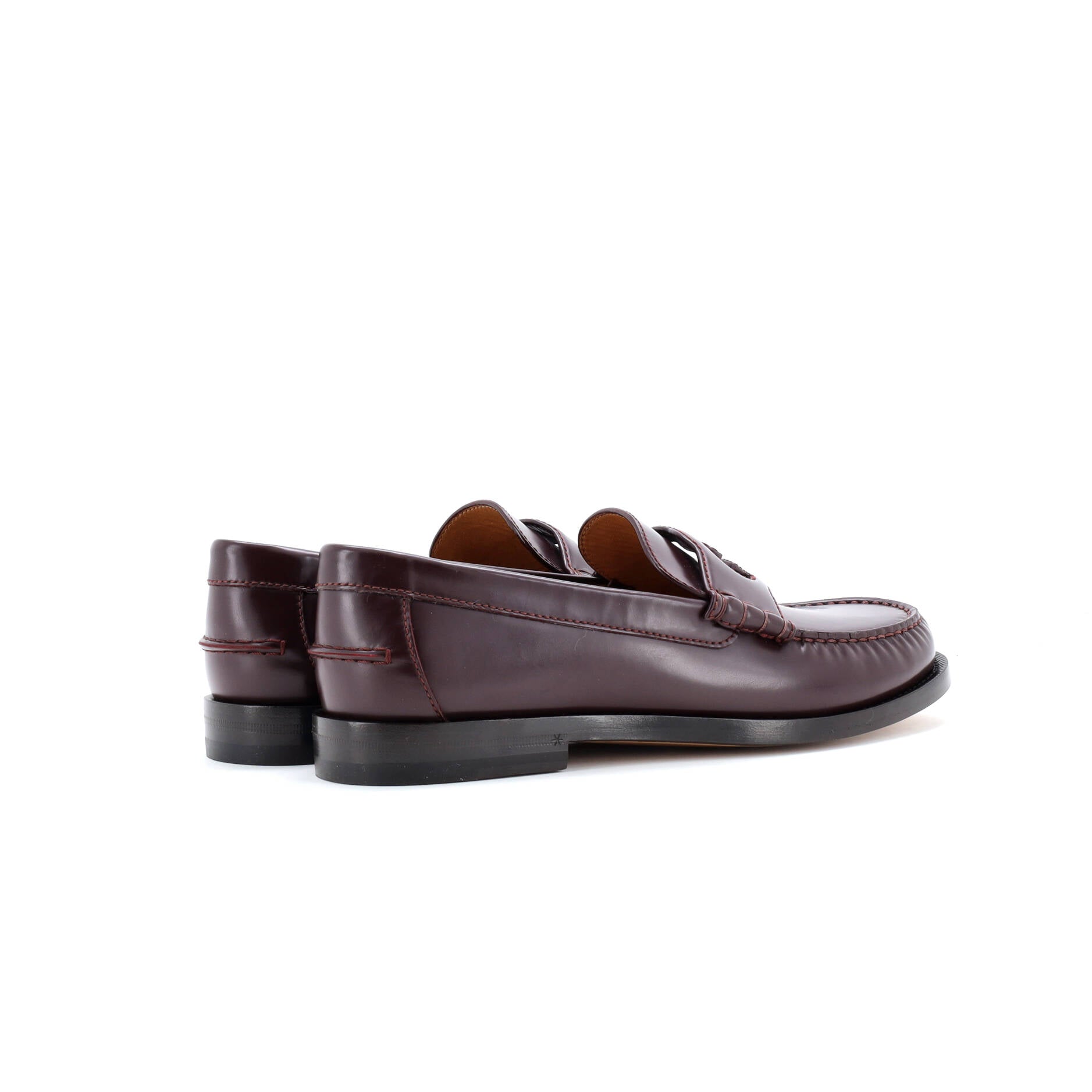 Women's Interlocking G Cutout Loafers Leather