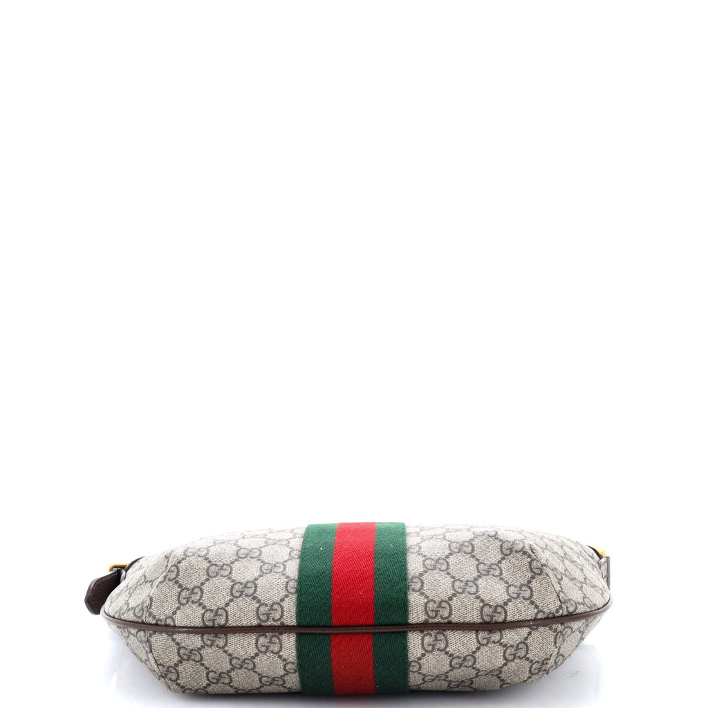 Ophidia Half Moon Hobo GG Coated Canvas Small