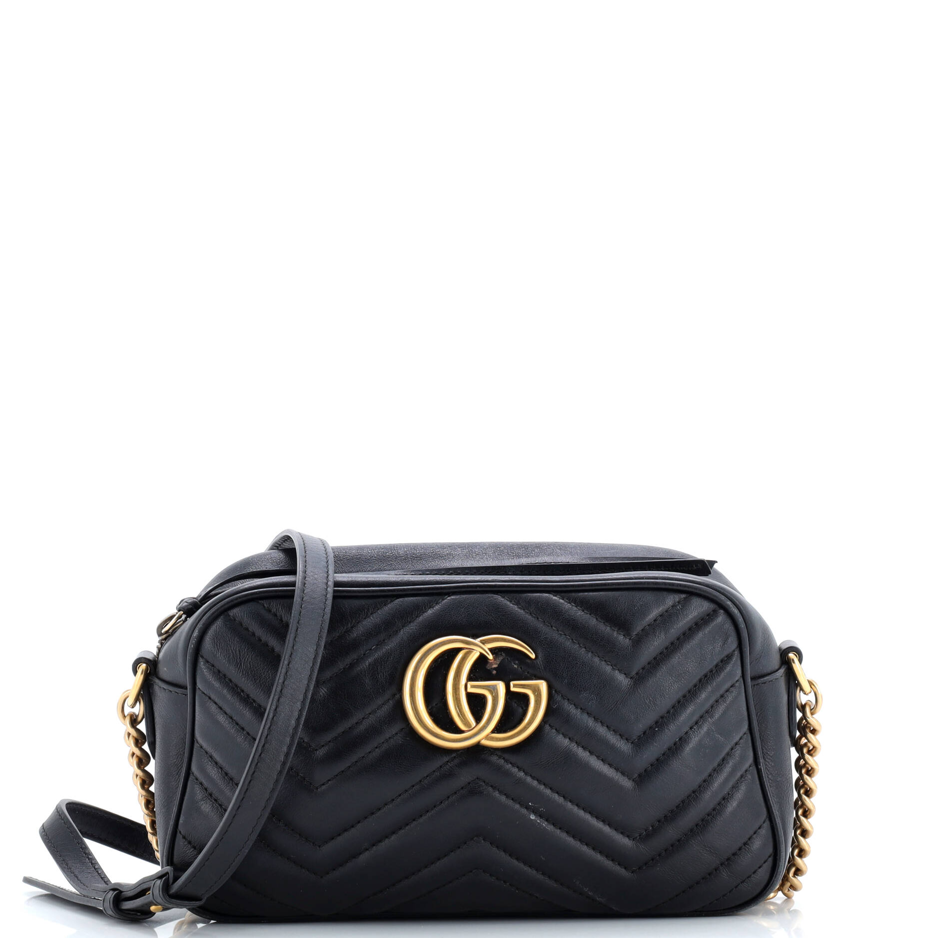 GG Marmont Shoulder Bag Matelasse Leather Small