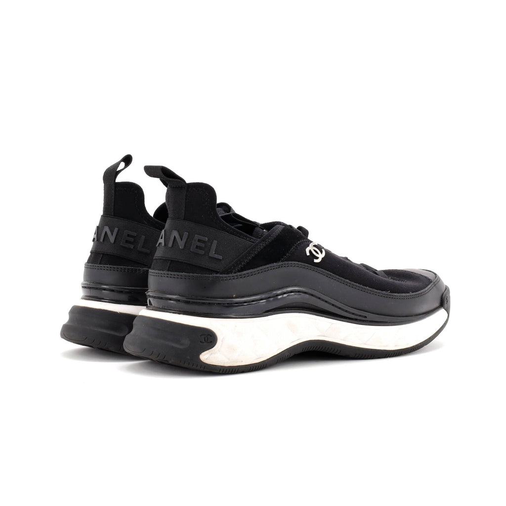 Women's CC Cap Toe Logo Sneakers Suede and Mixed Fibers