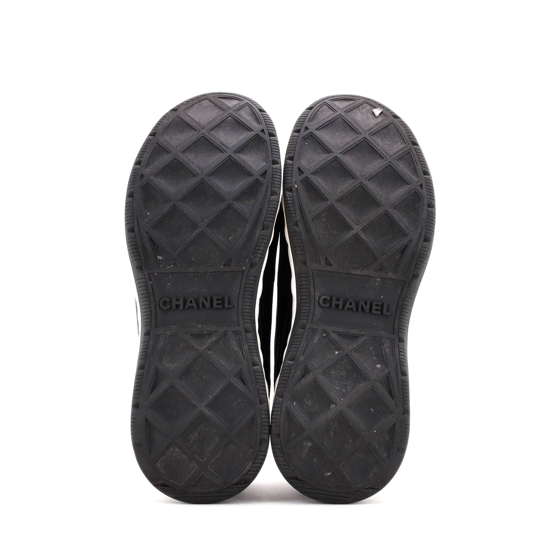 Women's CC Cap Toe Logo Sneakers Suede and Mixed Fibers
