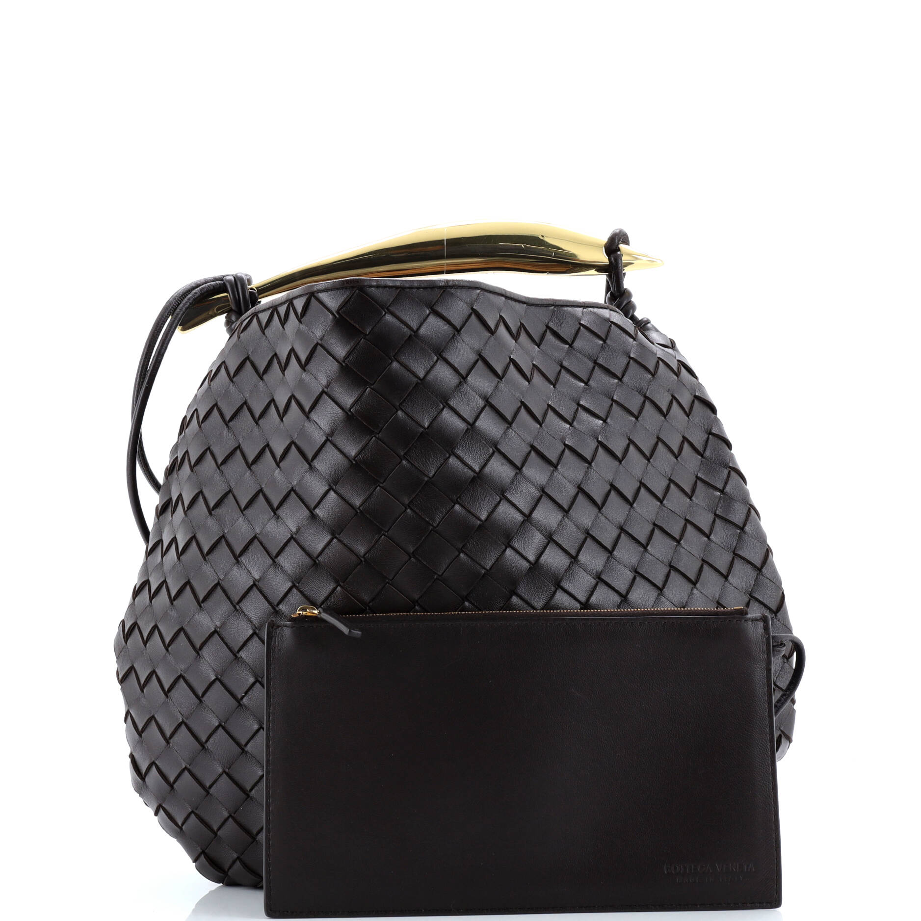 Sardine Top Handle Bag Intrecciato Nappa Medium
