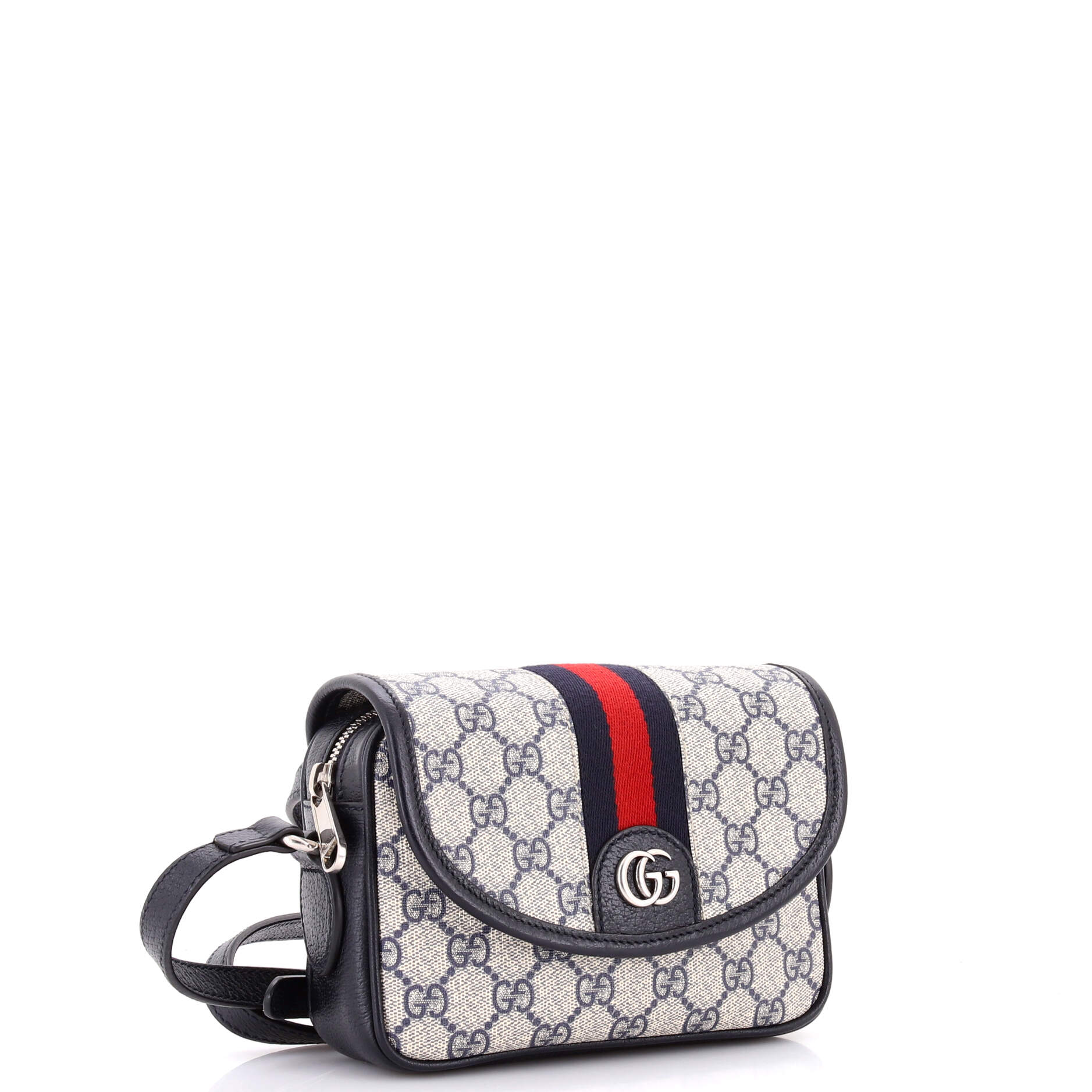 Ophidia Flap Shoulder Bag GG Coated Canvas Mini