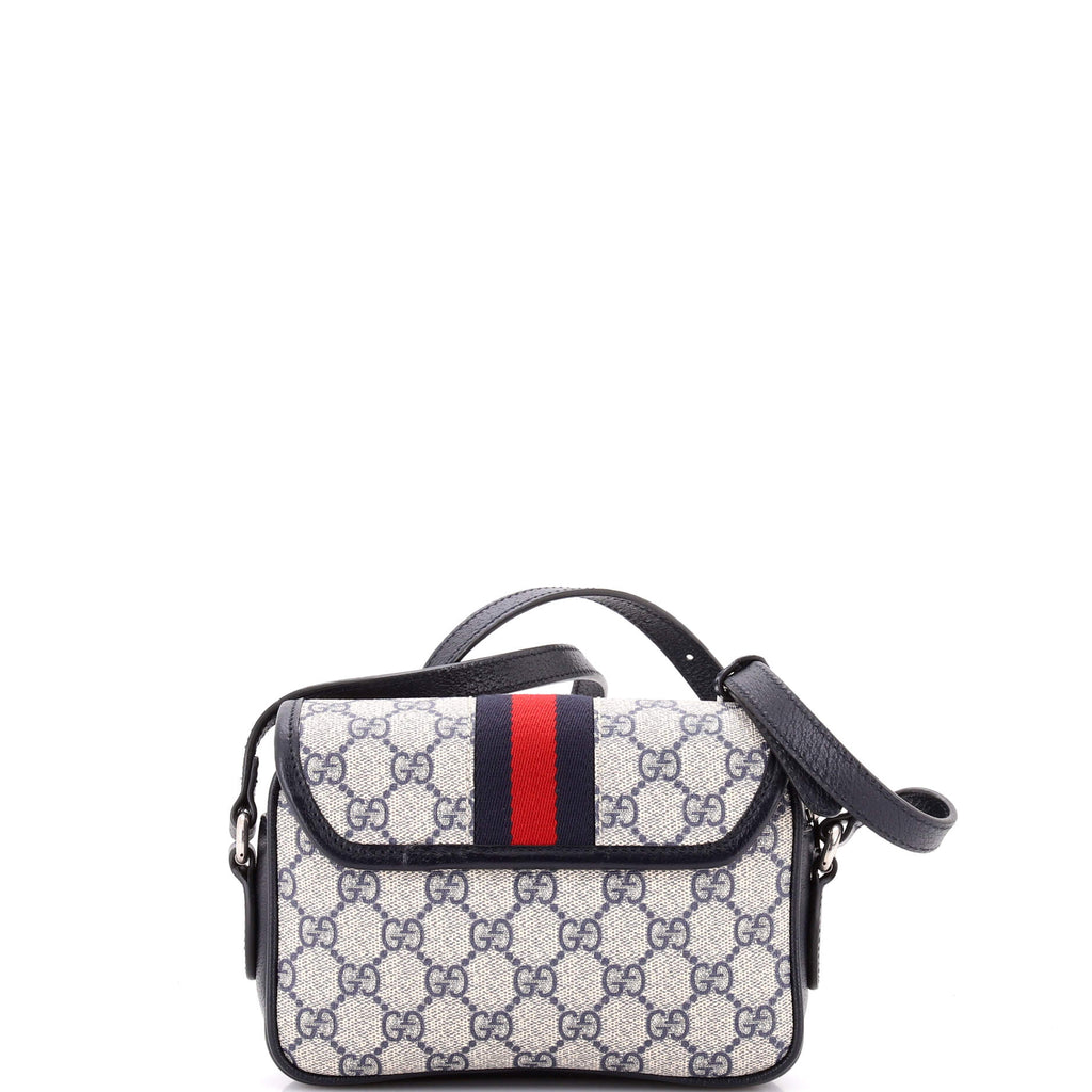 Ophidia Flap Shoulder Bag GG Coated Canvas Mini