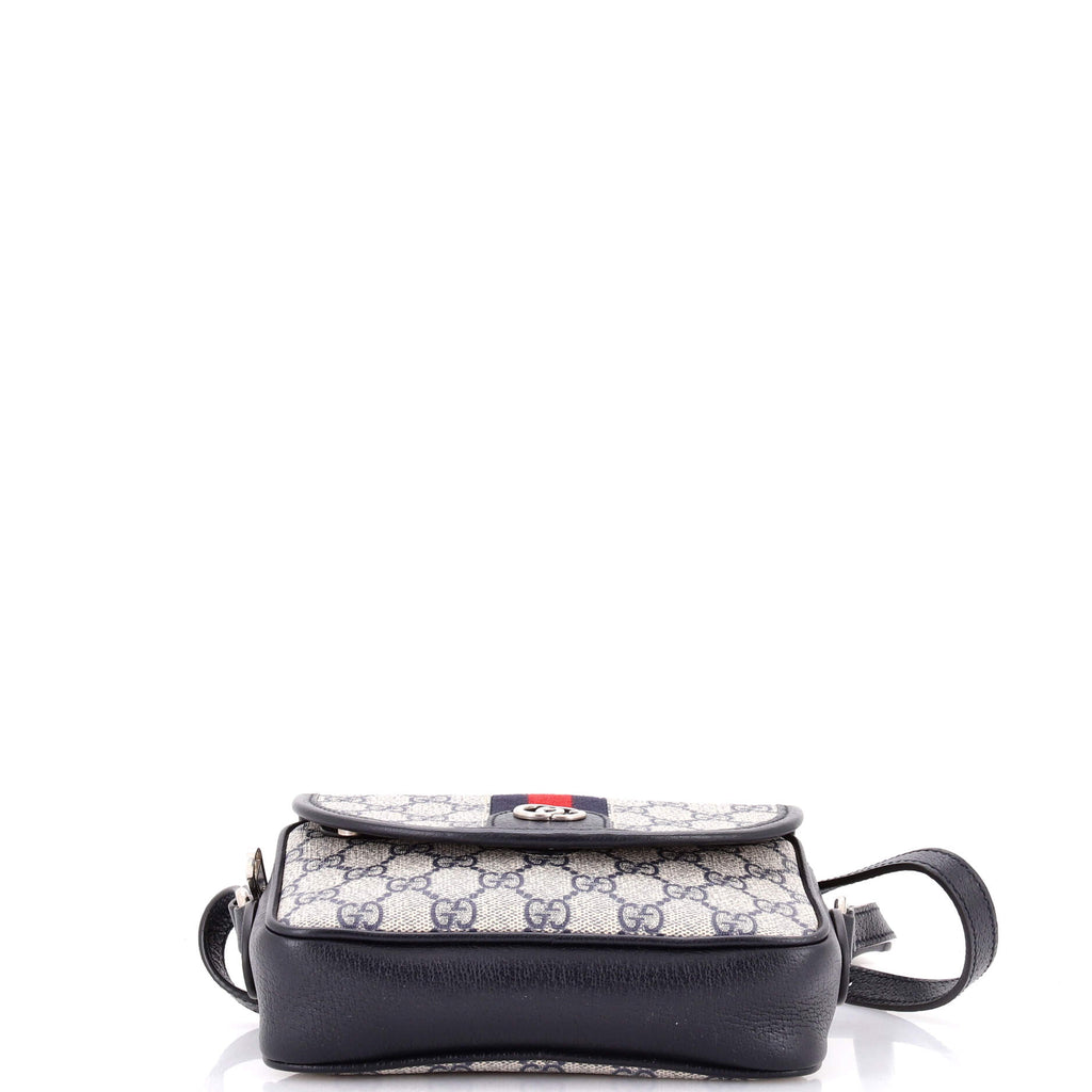 Ophidia Flap Shoulder Bag GG Coated Canvas Mini