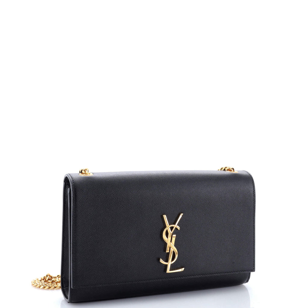 Classic Monogram Crossbody Bag Grainy Leather Large
