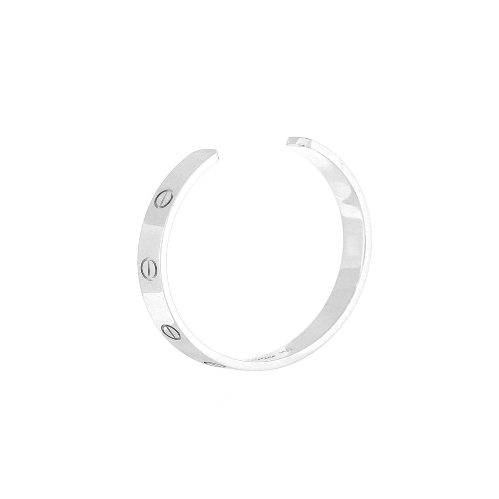 Love Cuff Bracelet 18K White Gold