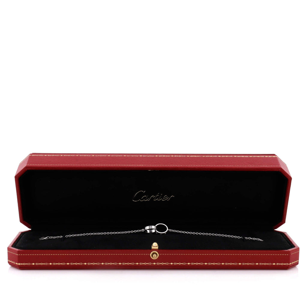 Love Interlocking Bracelet 18K White Gold