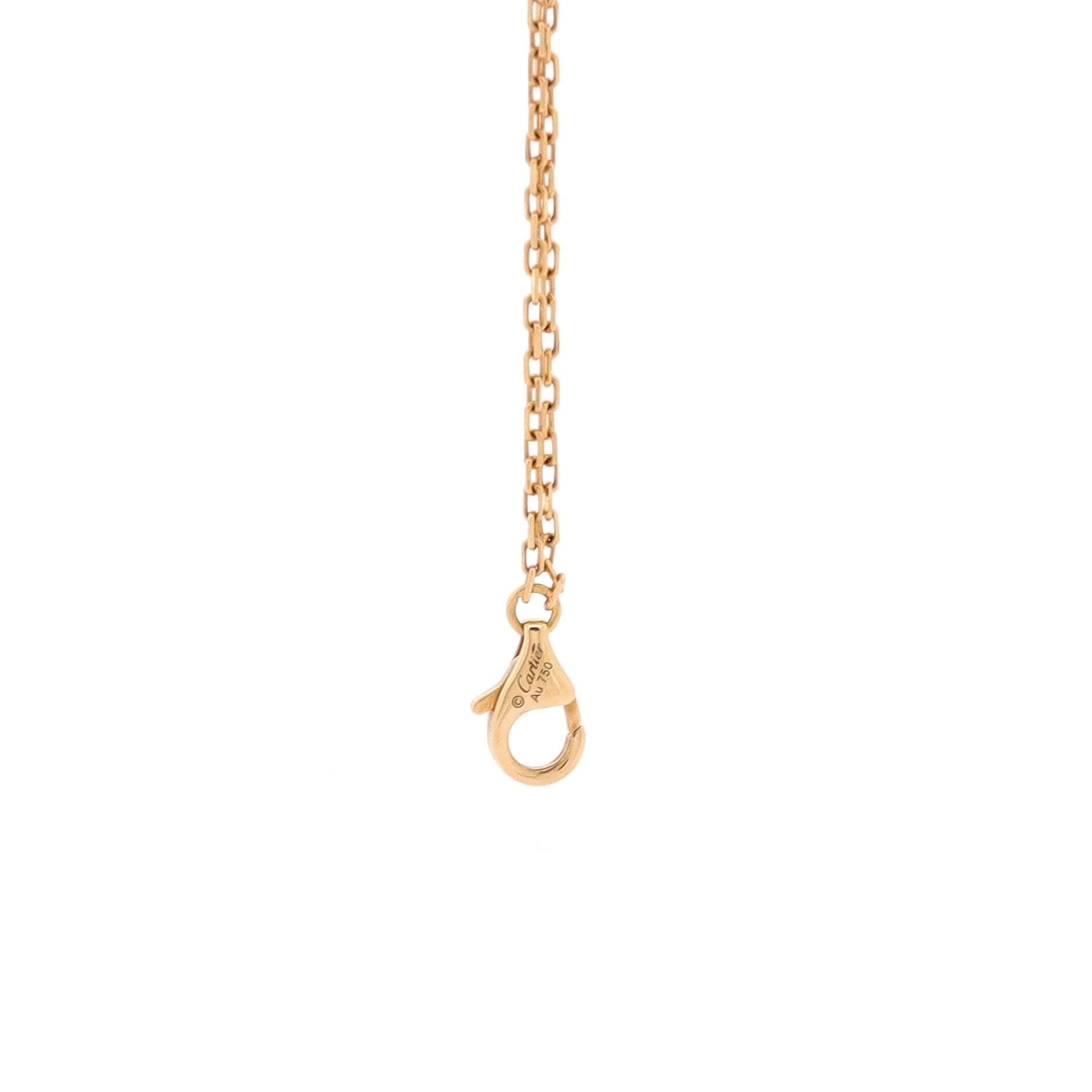 2 Diamonds Love Bracelet 18K Yellow Gold with Diamonds