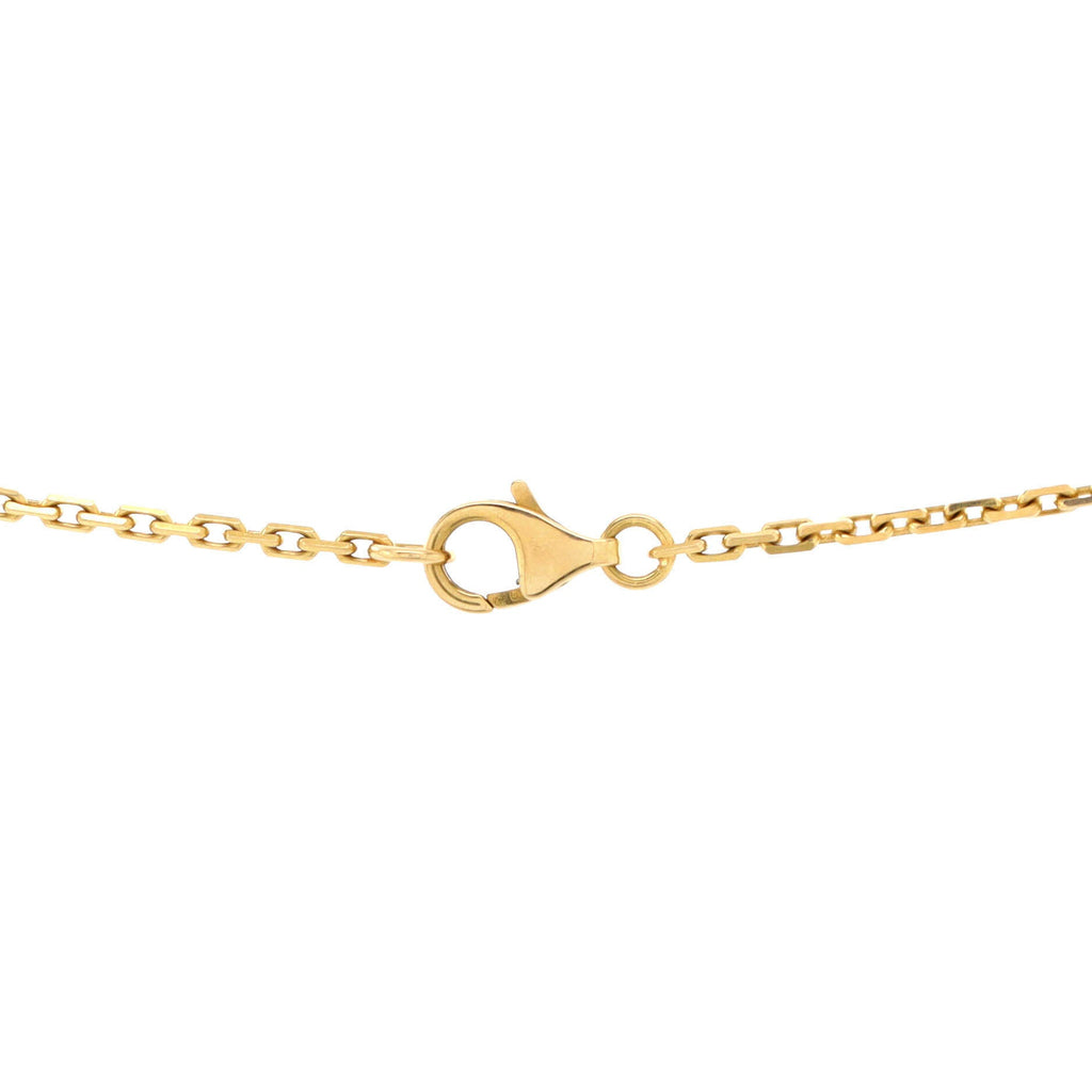 Love Interlocking Necklace 18K Yellow Gold and Diamonds