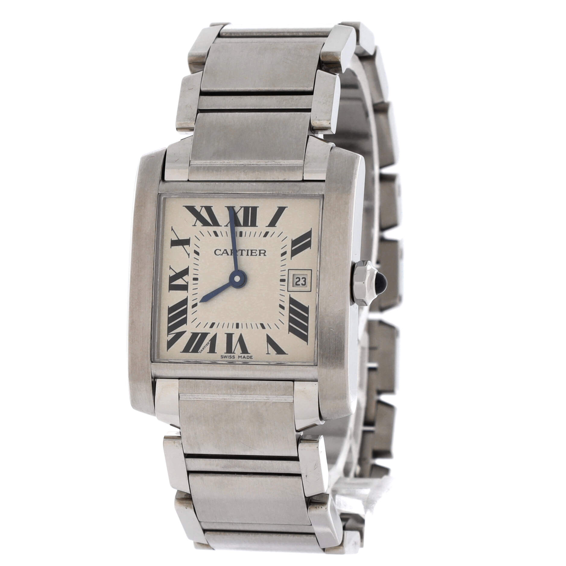 Tank Francaise Quartz Watch Stainless Steel 25