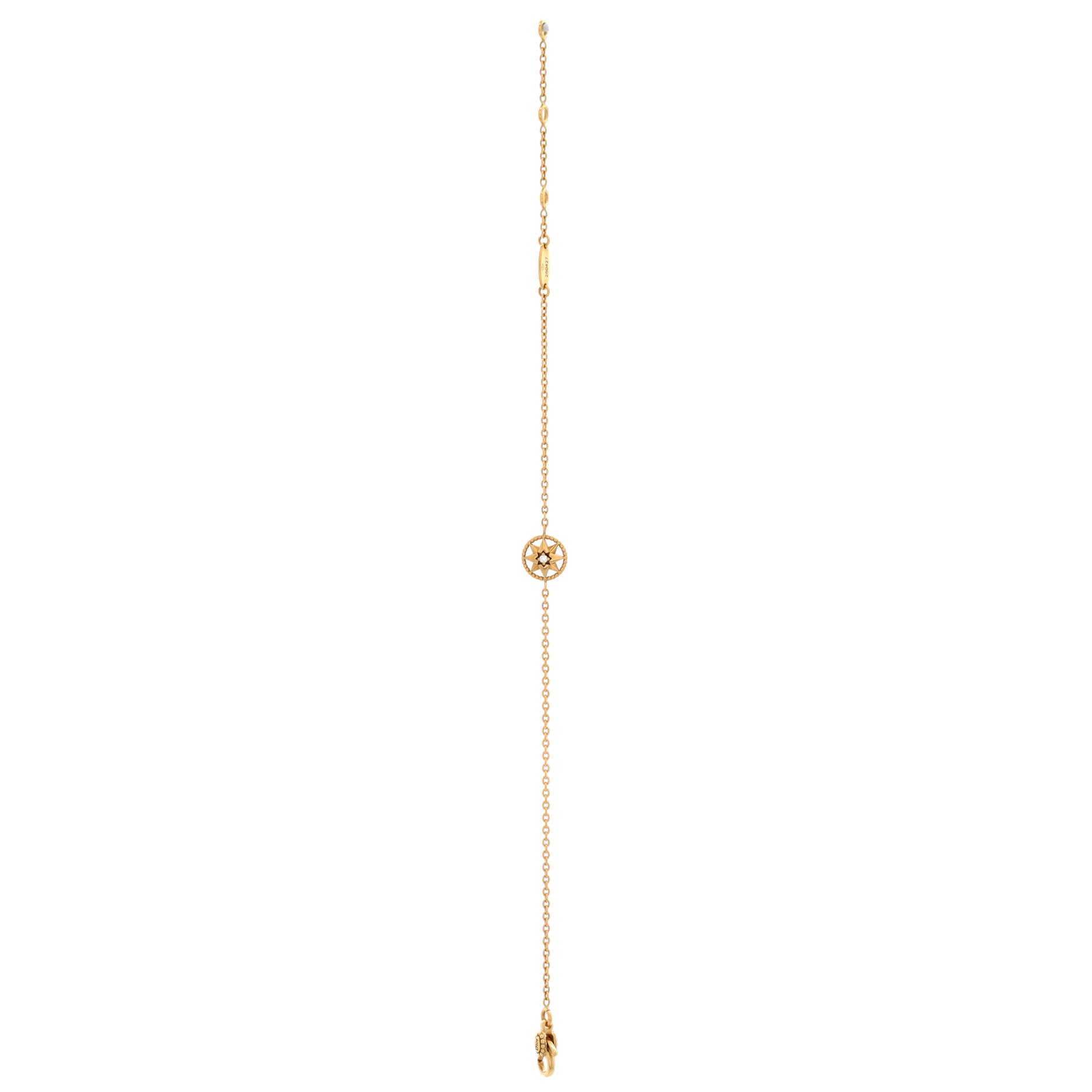 Rose des Vents Bracelet 18K Yellow Gold with Diamond XS