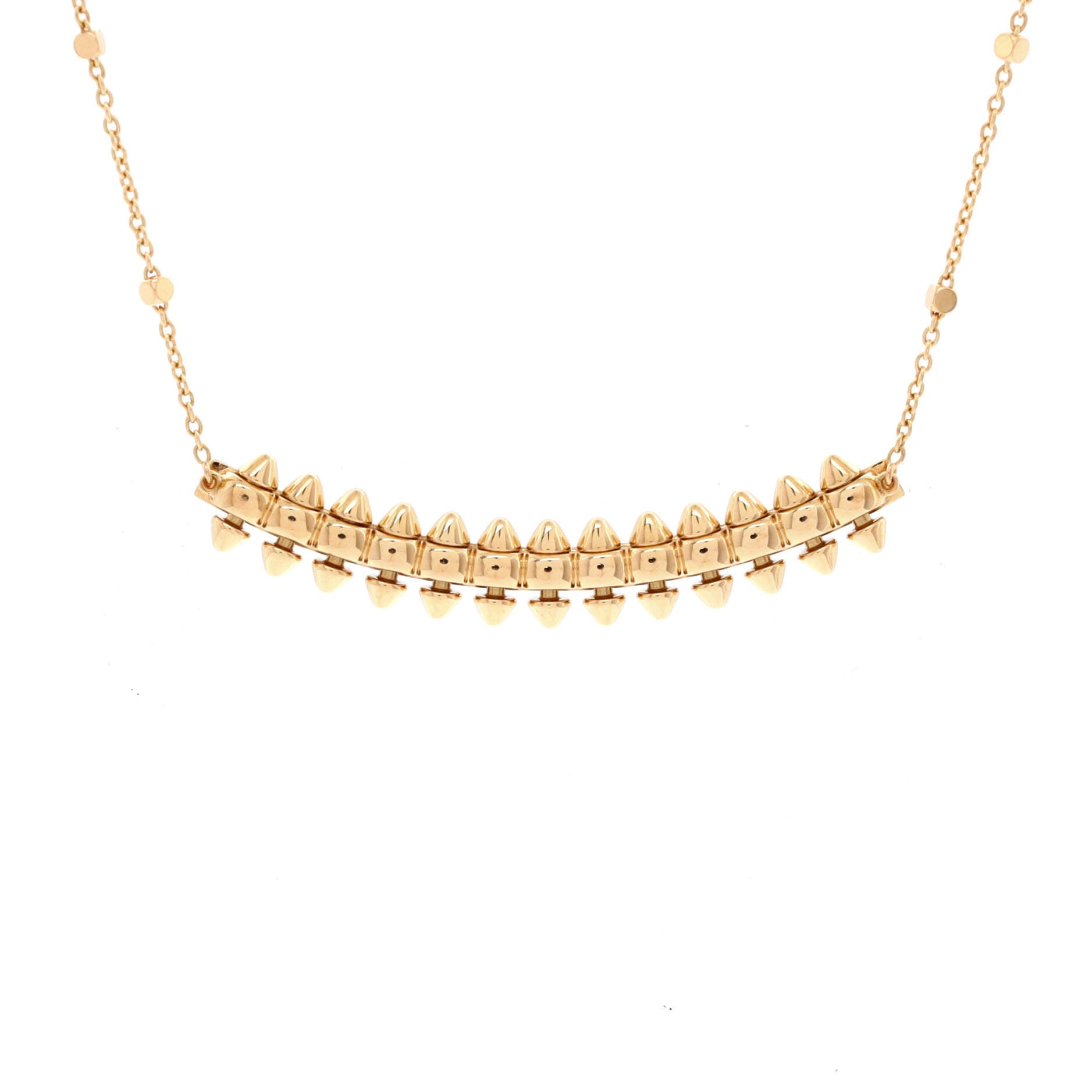 Clash de Cartier Pendant Necklace 18K Rose Gold Small