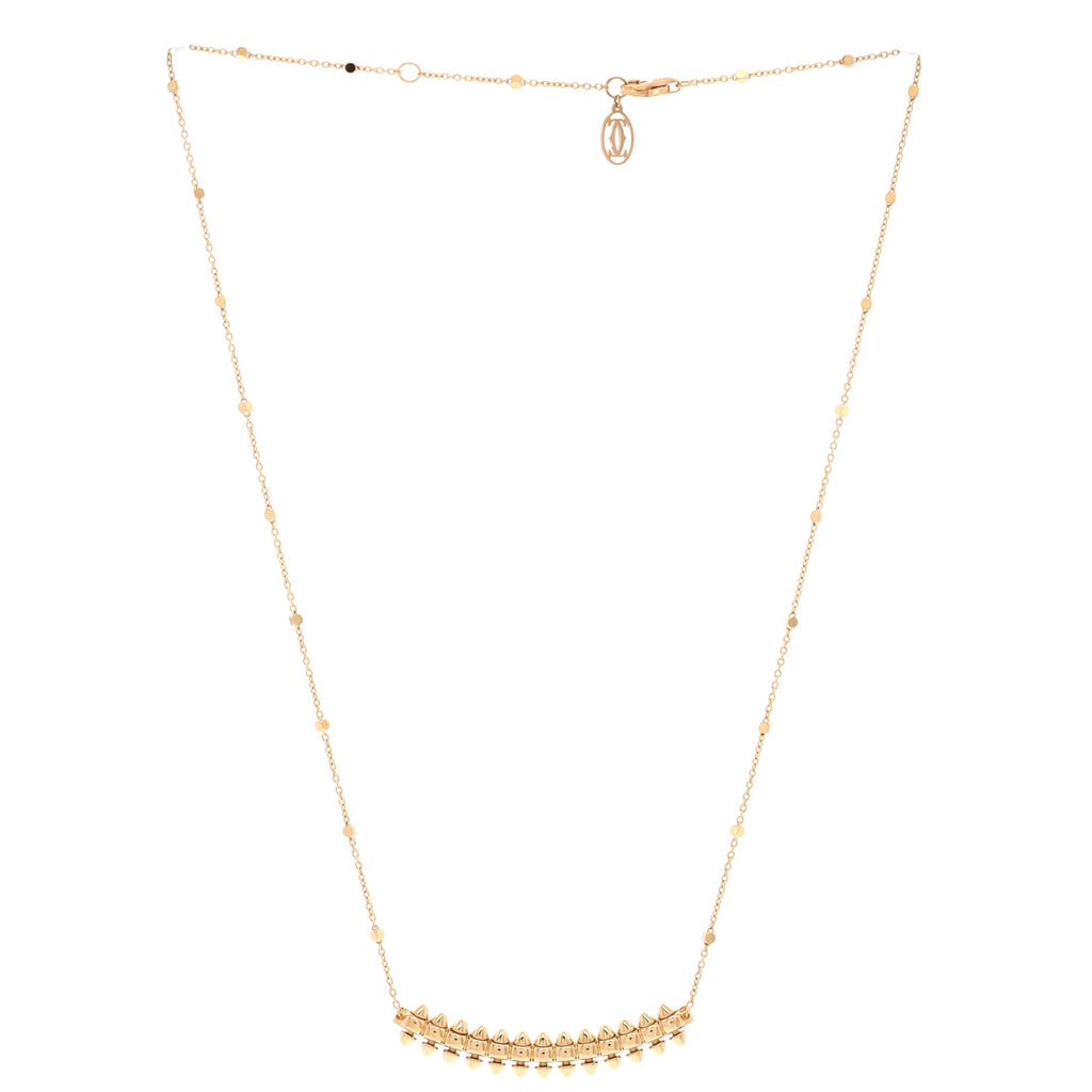 Clash de Cartier Pendant Necklace 18K Rose Gold Small