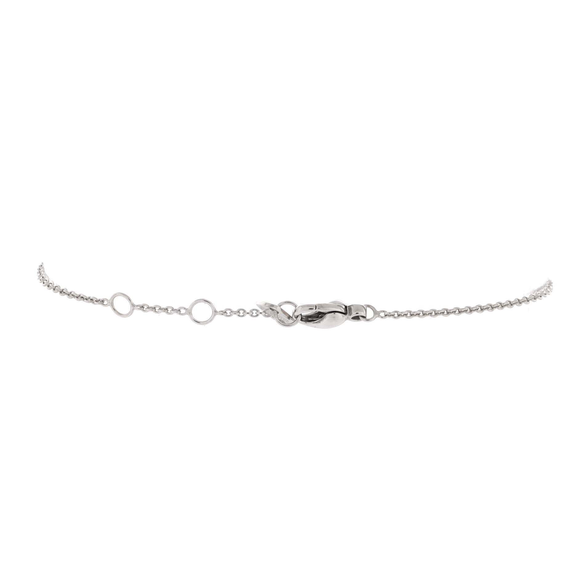 Coco Crush Letters Bracelet 18K White Gold with Diamond