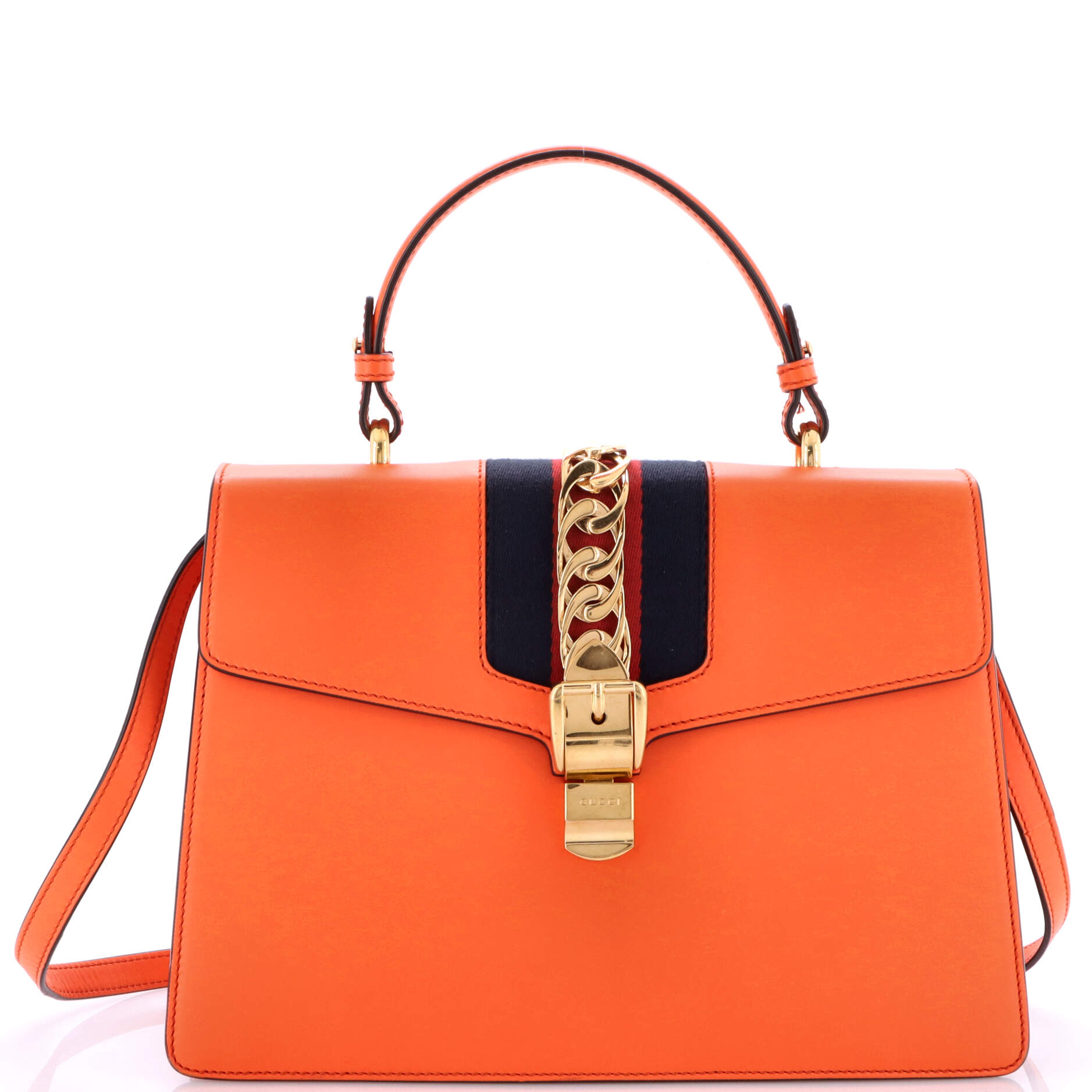 Sylvie Top Handle Bag Leather Medium
