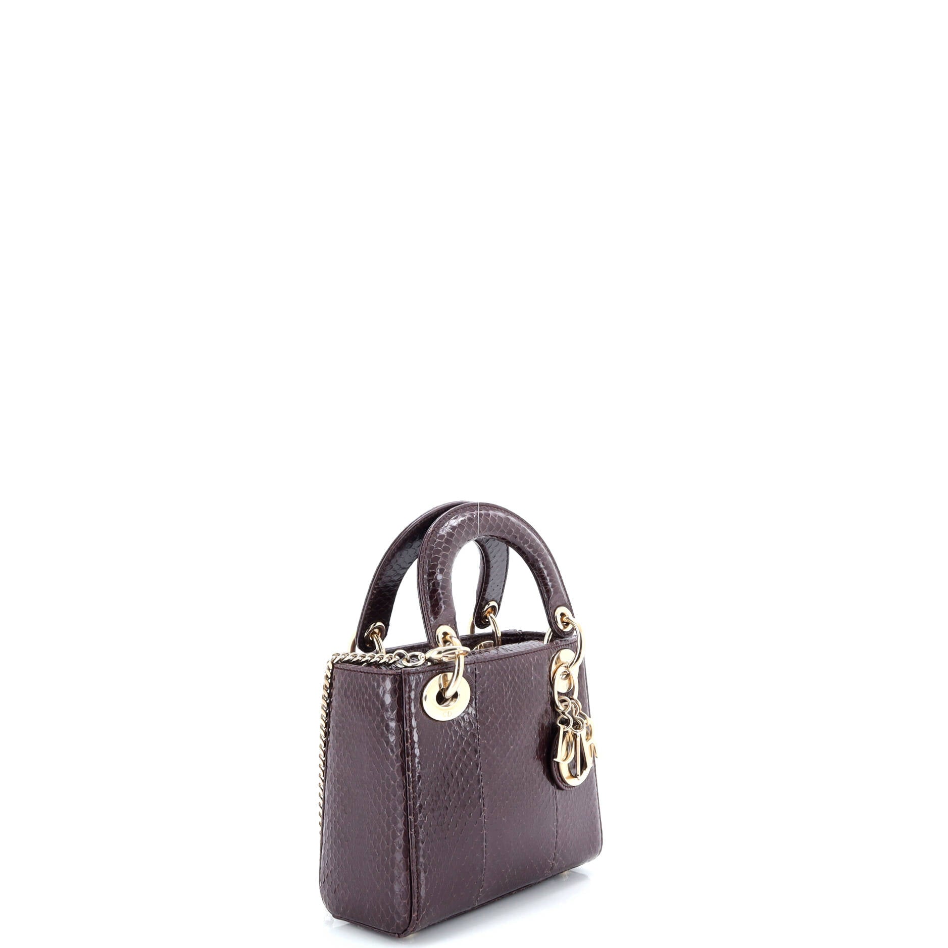 Lady Dior Chain Bag Python Mini