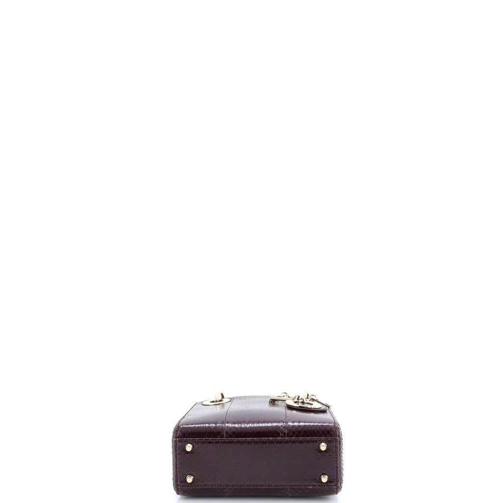 Lady Dior Chain Bag Python Mini