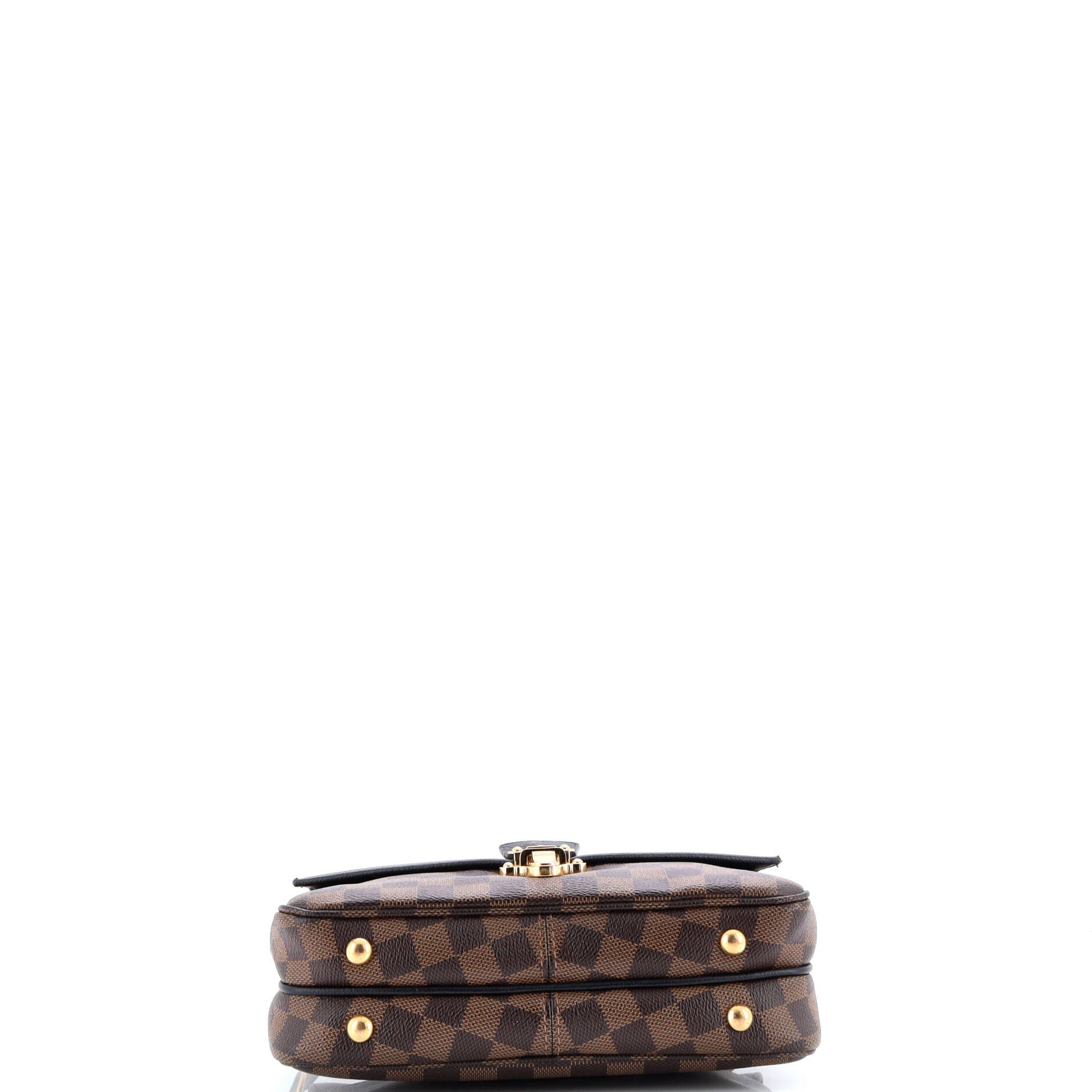 Clapton Handbag Damier and Leather PM