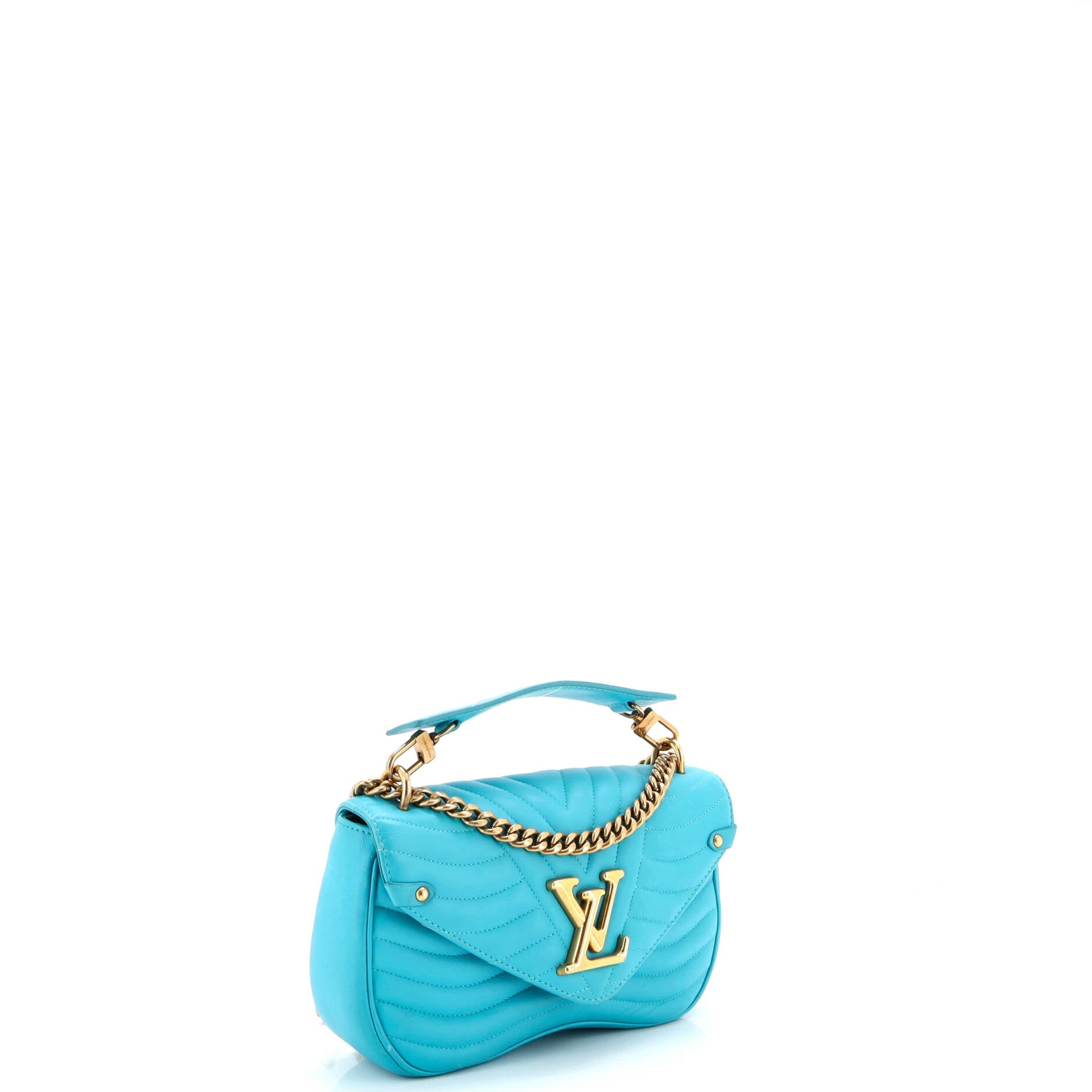 New Wave Chain Bag Quilted Leather MM