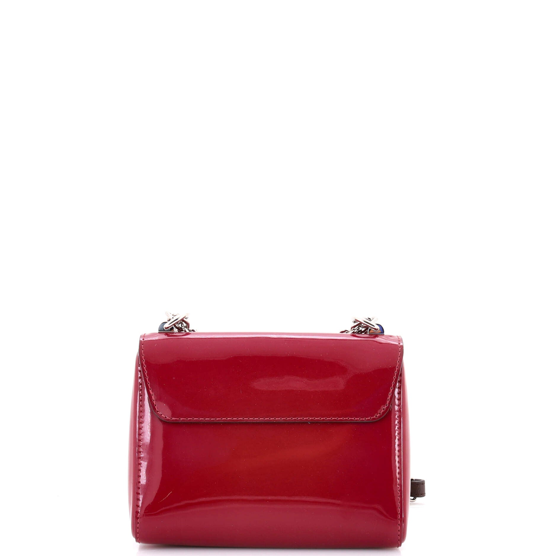 Twist Handbag Vernis with Monogram Canvas PM
