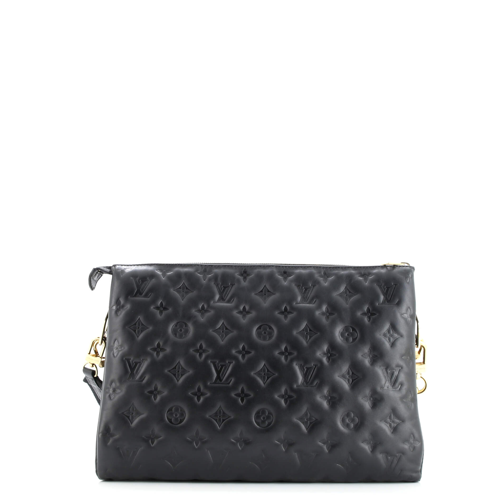 Coussin Bag Monogram Embossed Lambskin MM