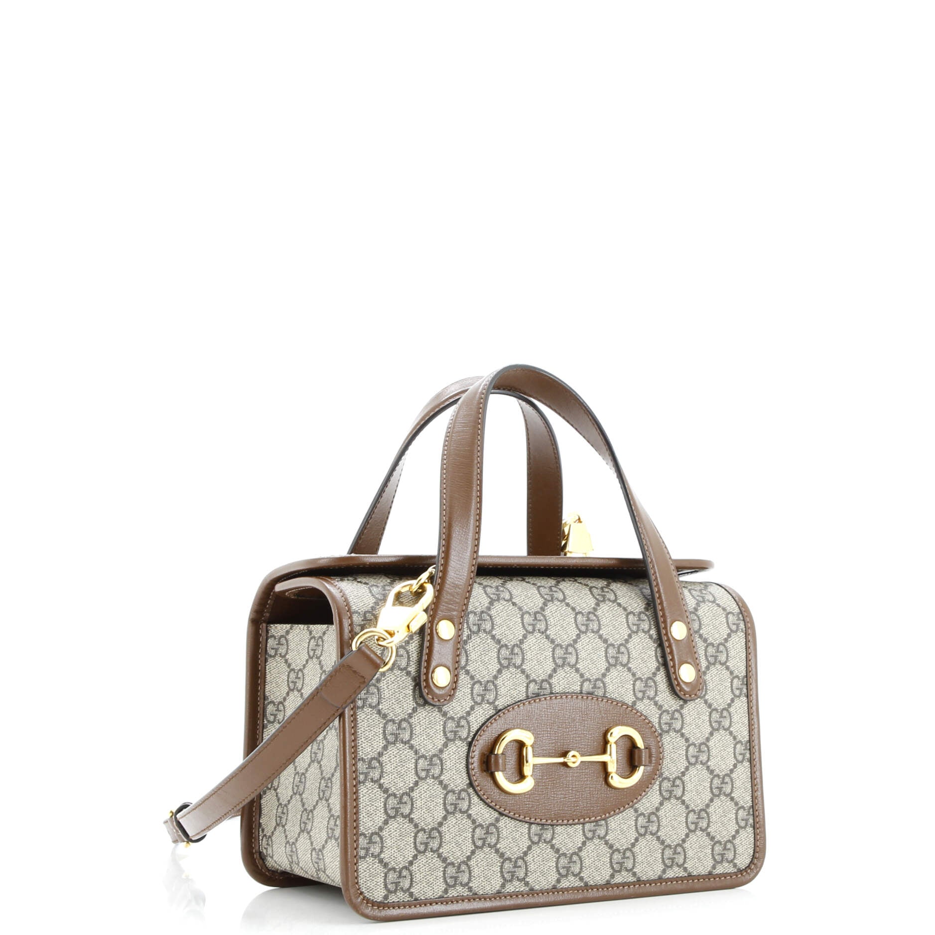Horsebit 1955 Boston Bag GG Coated Canvas Mini
