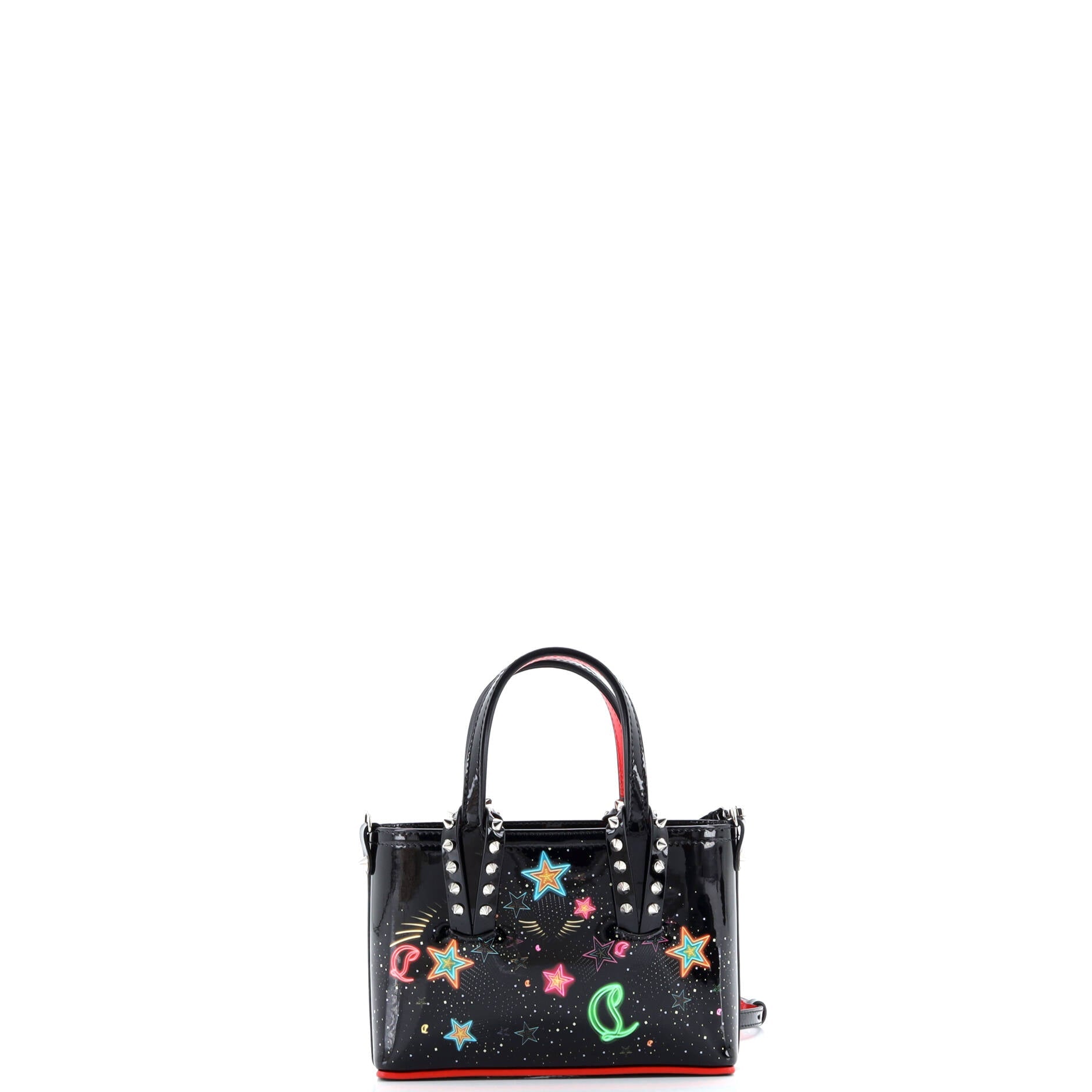 Cabata East West Tote Printed Patent Nano