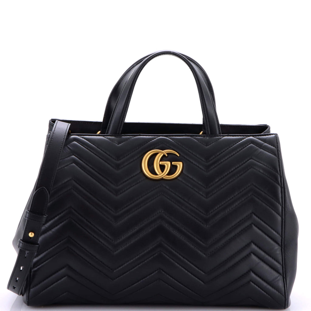 GG Marmont Tote Matelasse Leather Medium