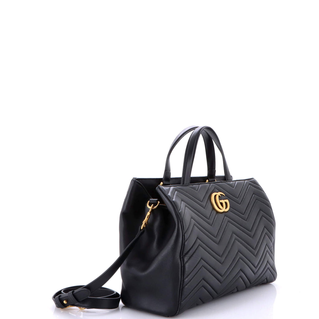 GG Marmont Tote Matelasse Leather Medium