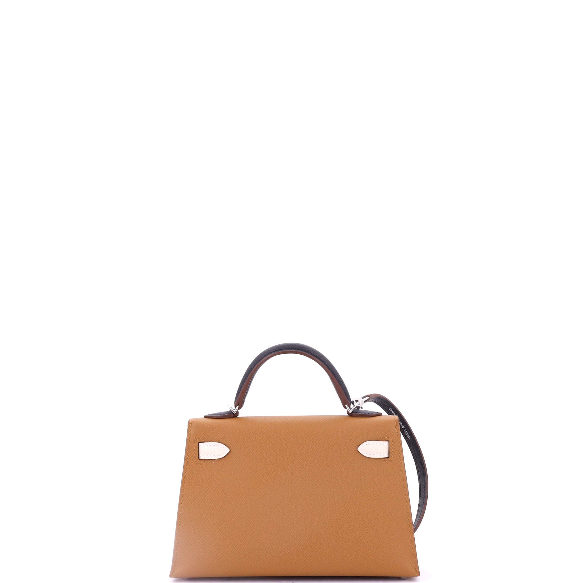 Kelly Mini II Bag Tricolor Epsom with Palladium Hardware 20