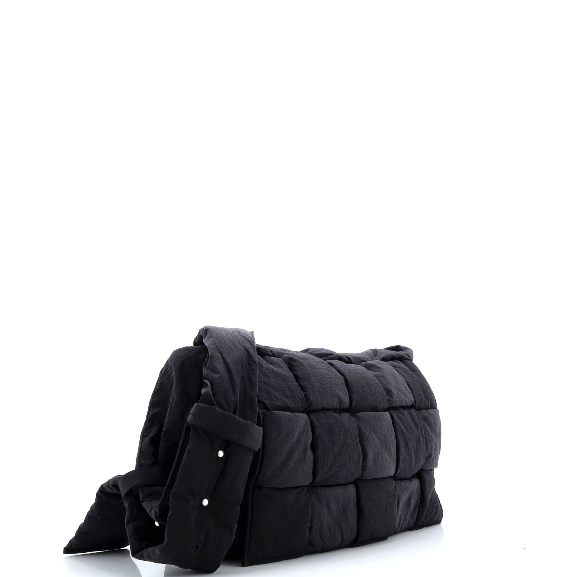 Cassette Crossbody Bag Maxi Intrecciato Nylon Large