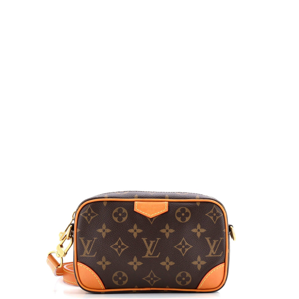 Trocadero Wearable Wallet Monogram Canvas and Leather