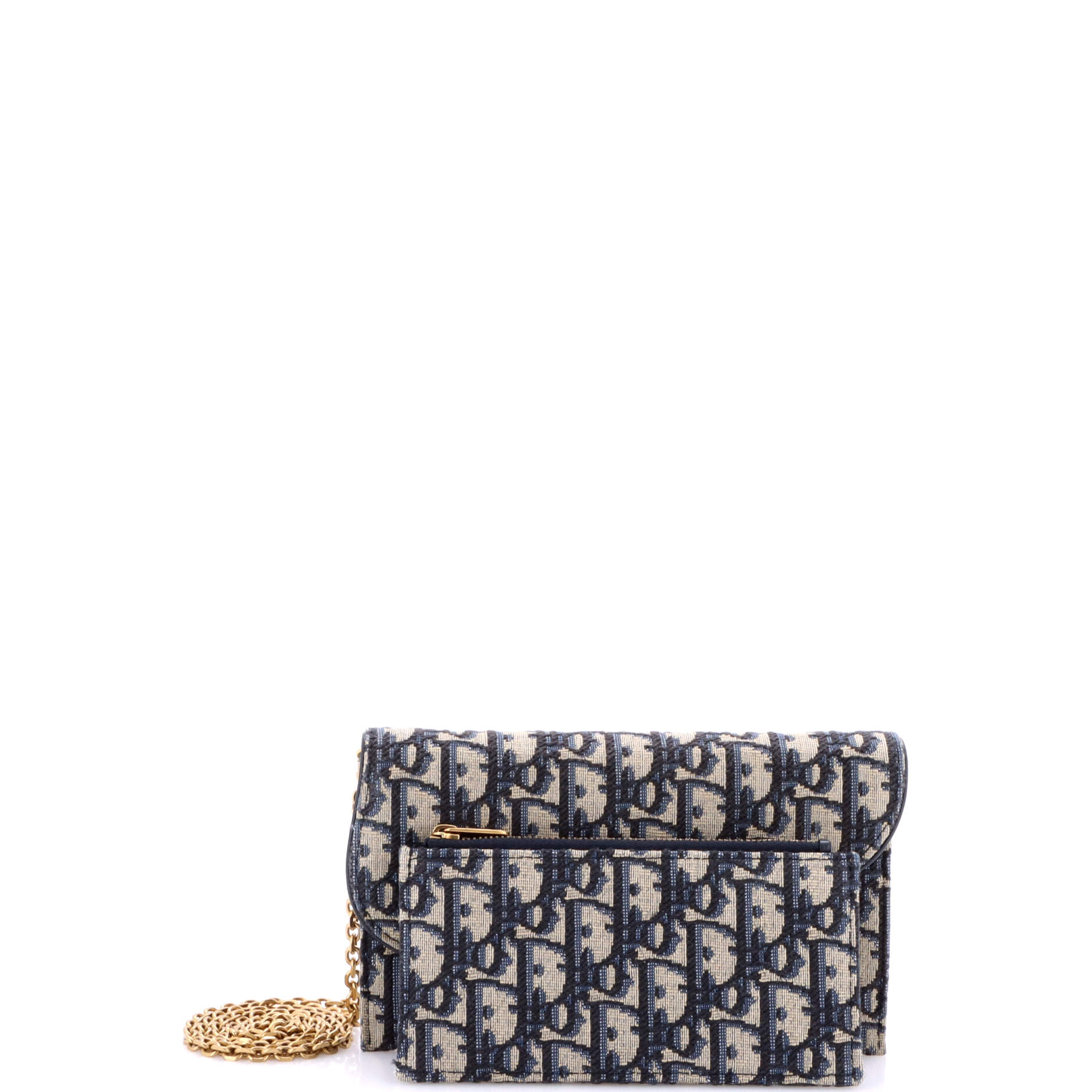 Saddle Chain Wallet Oblique Canvas