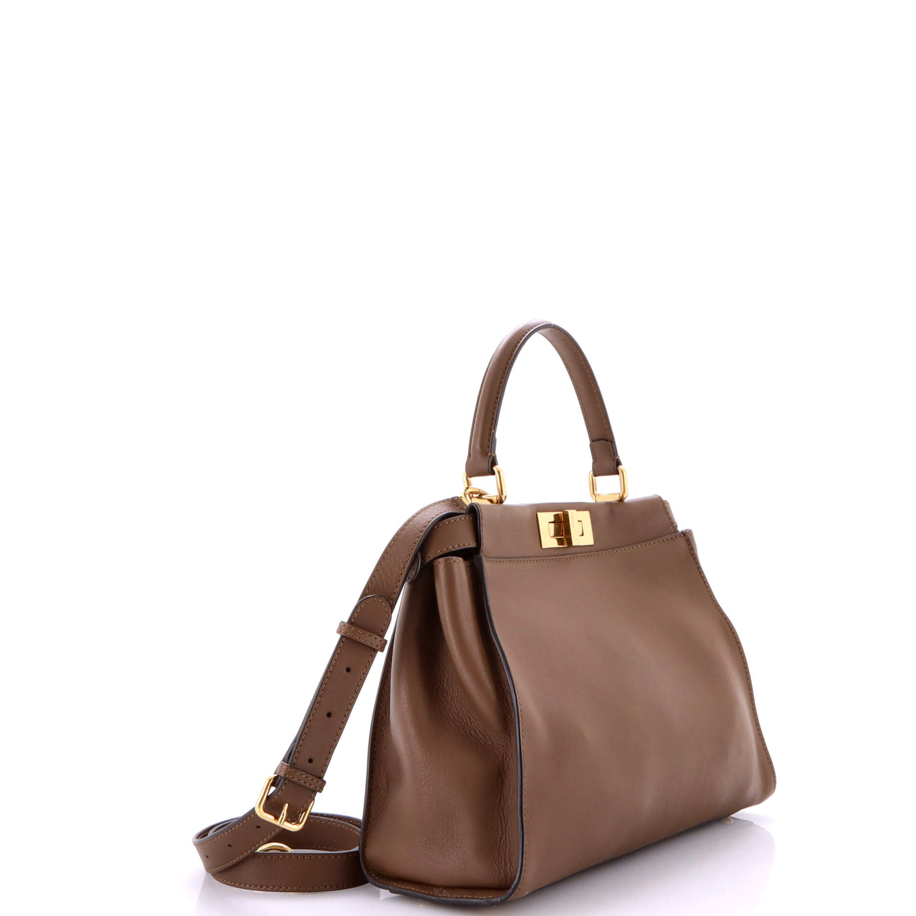 Peekaboo Bag Rigid Leather Regular