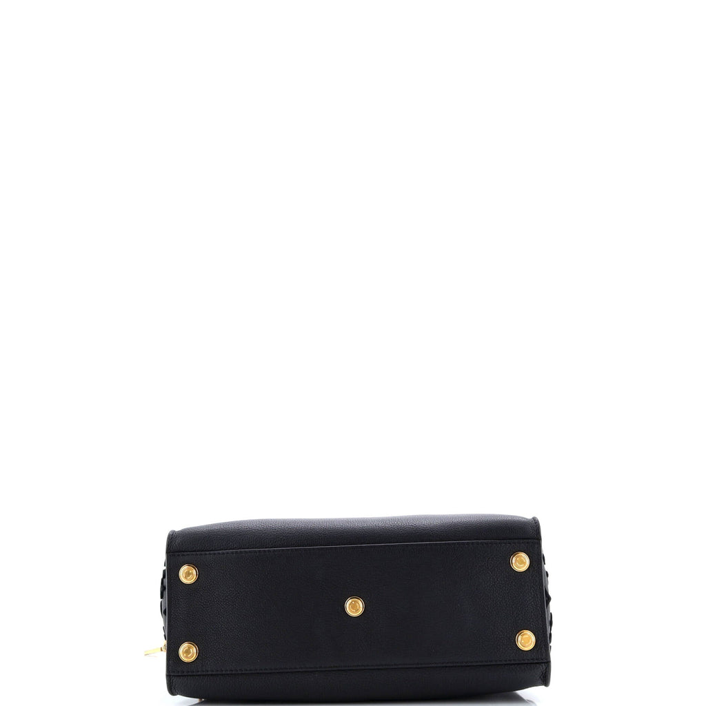 On My Side Tote Monogram Tuffetage Leather MM