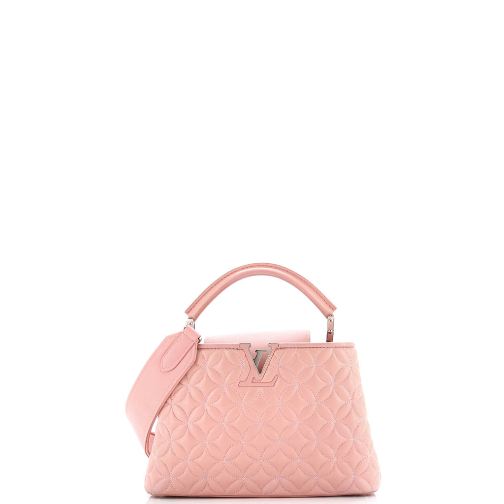 Capucines Bag Monogram Flower Quilted Lambskin BB