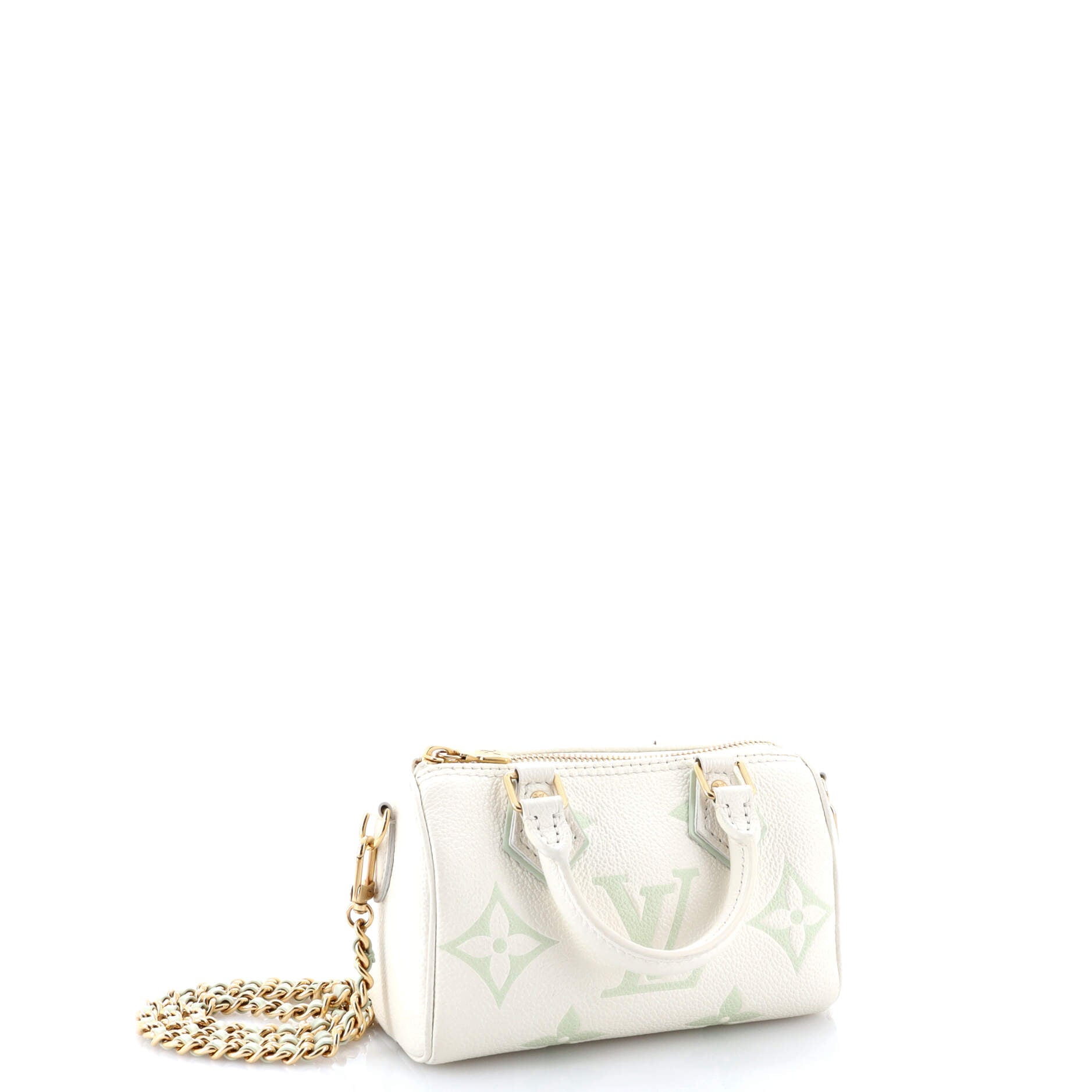 Chain Speedy Bandouliere NM Bag Bicolor Monogram Empreinte Giant Nano
