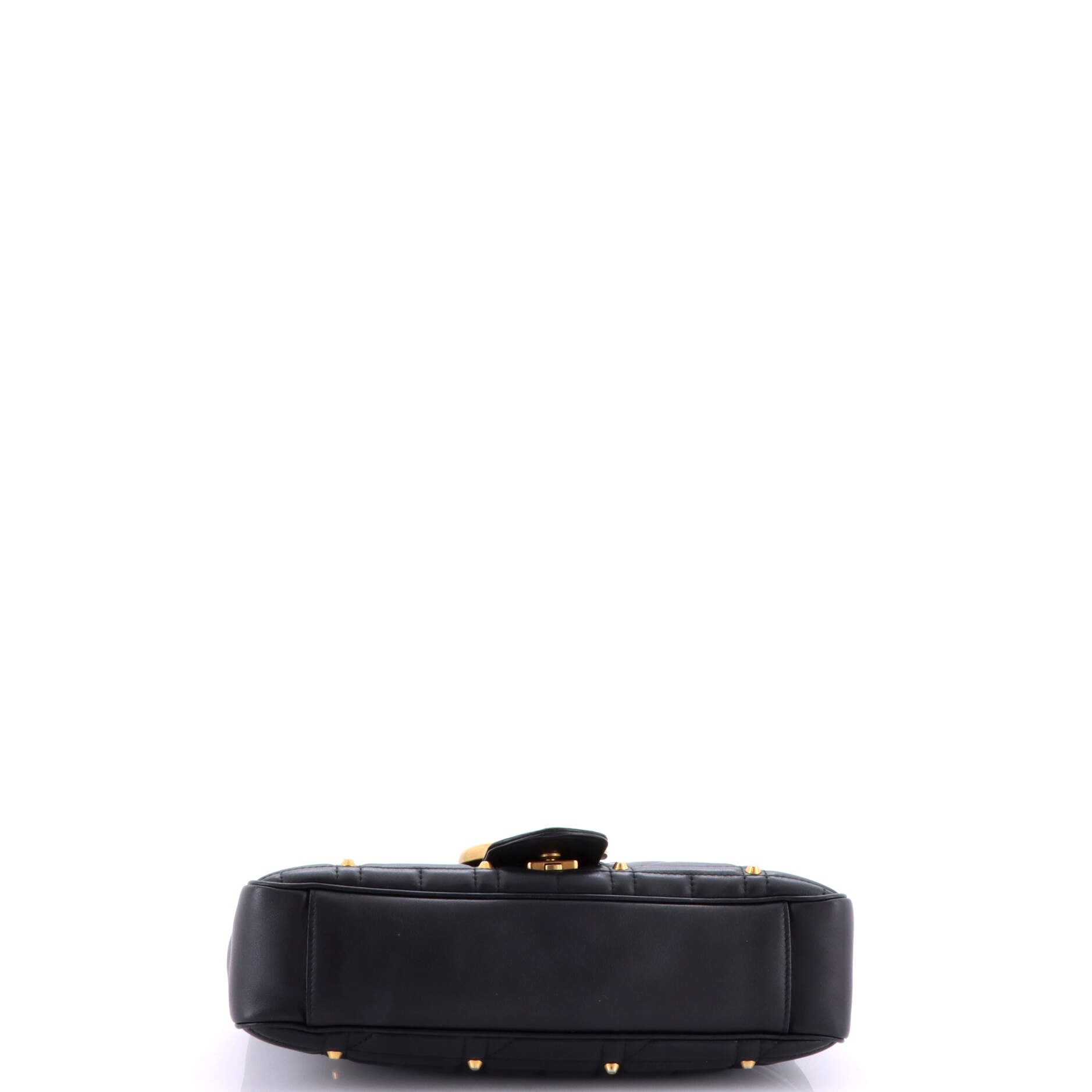 GG Marmont Flap Bag Studded Matelasse Leather Medium