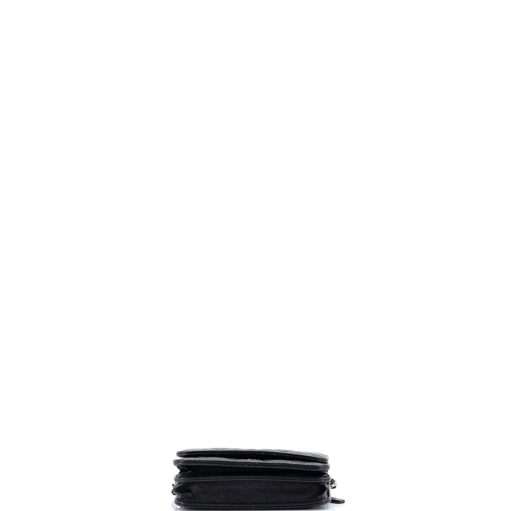 Wallet on Chain Quilted Caviar Mini
