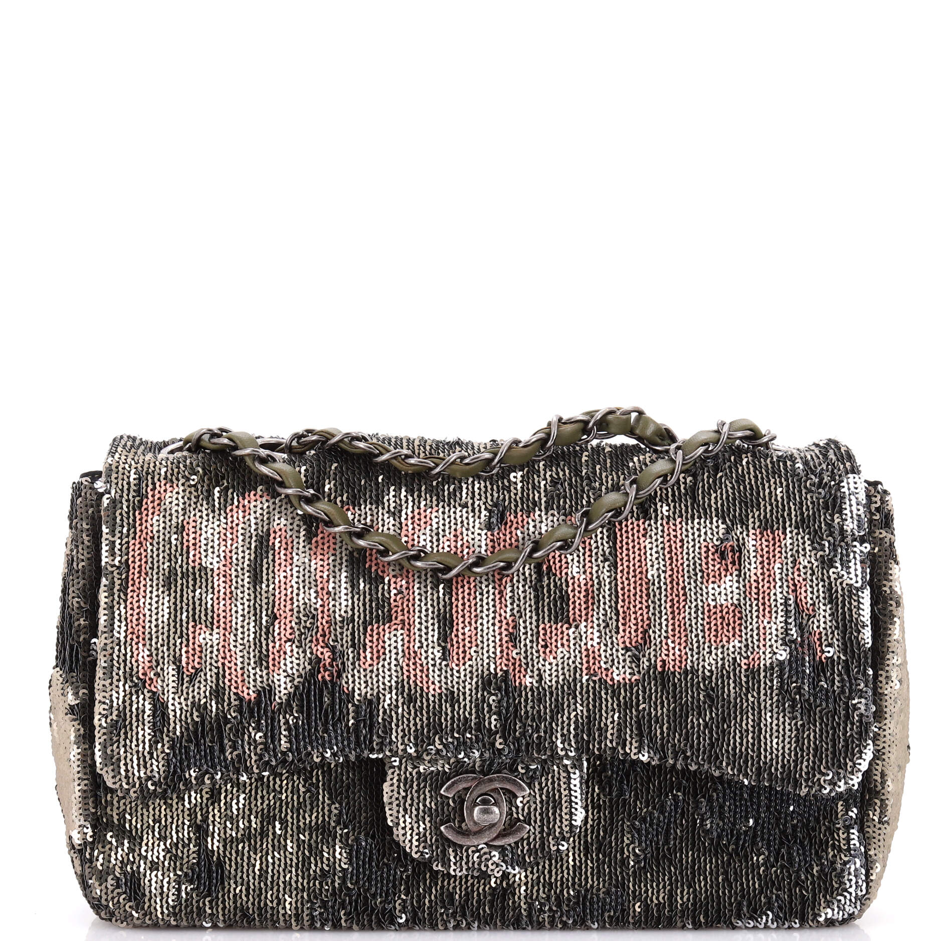 Coco Cuba Flap Bag Sequins Medium