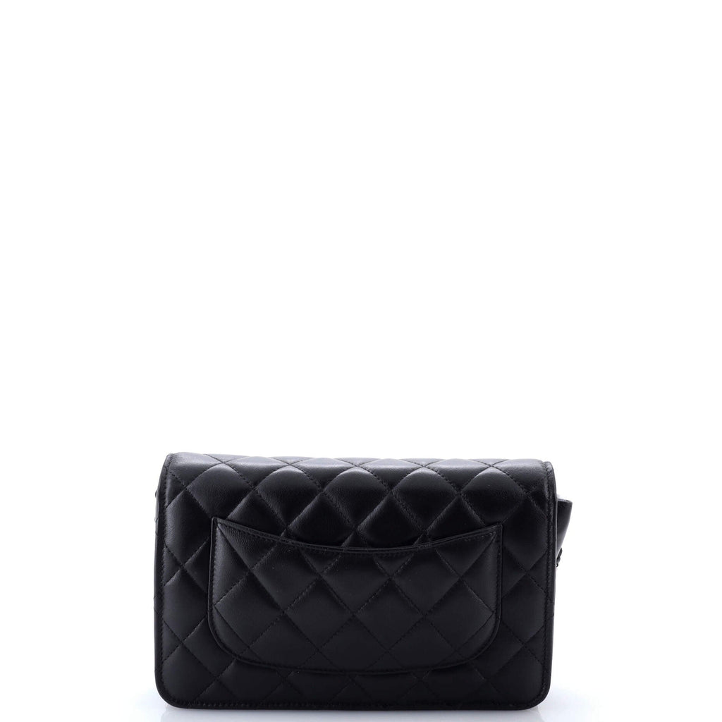Wallet on Chain Quilted Lambskin