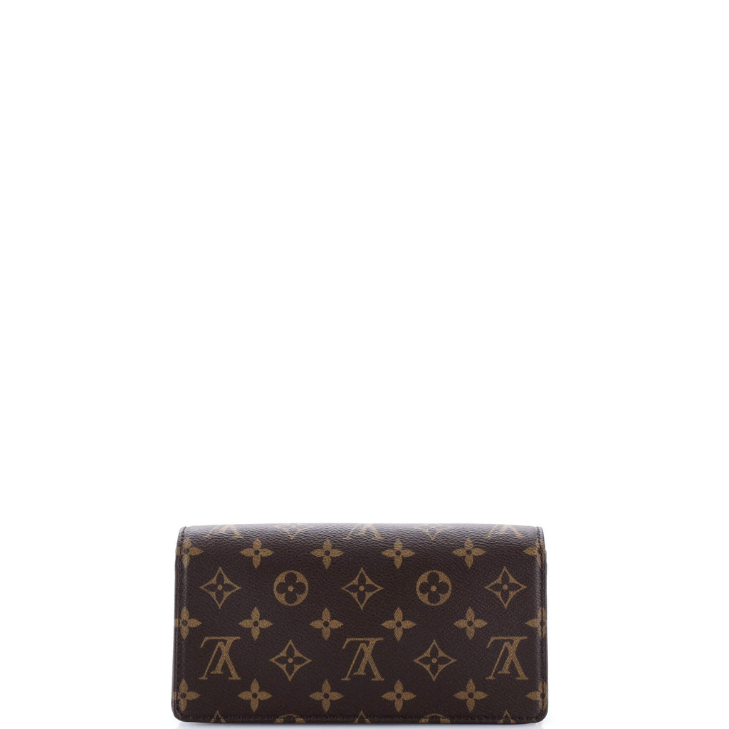 Lily Wallet on Chain Monogram Canvas