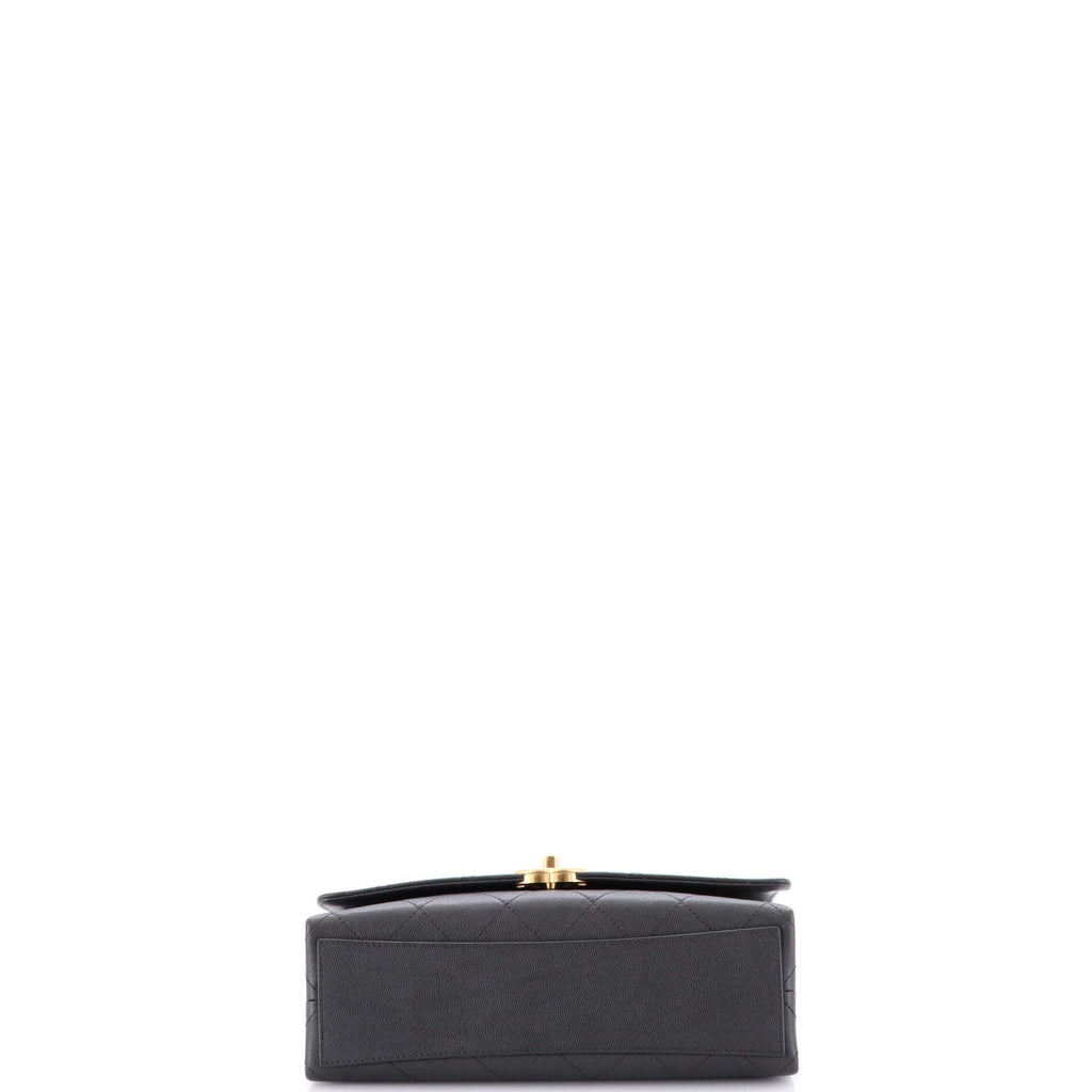 Bracelet On Chain Flap Bag Quilted Caviar Medium