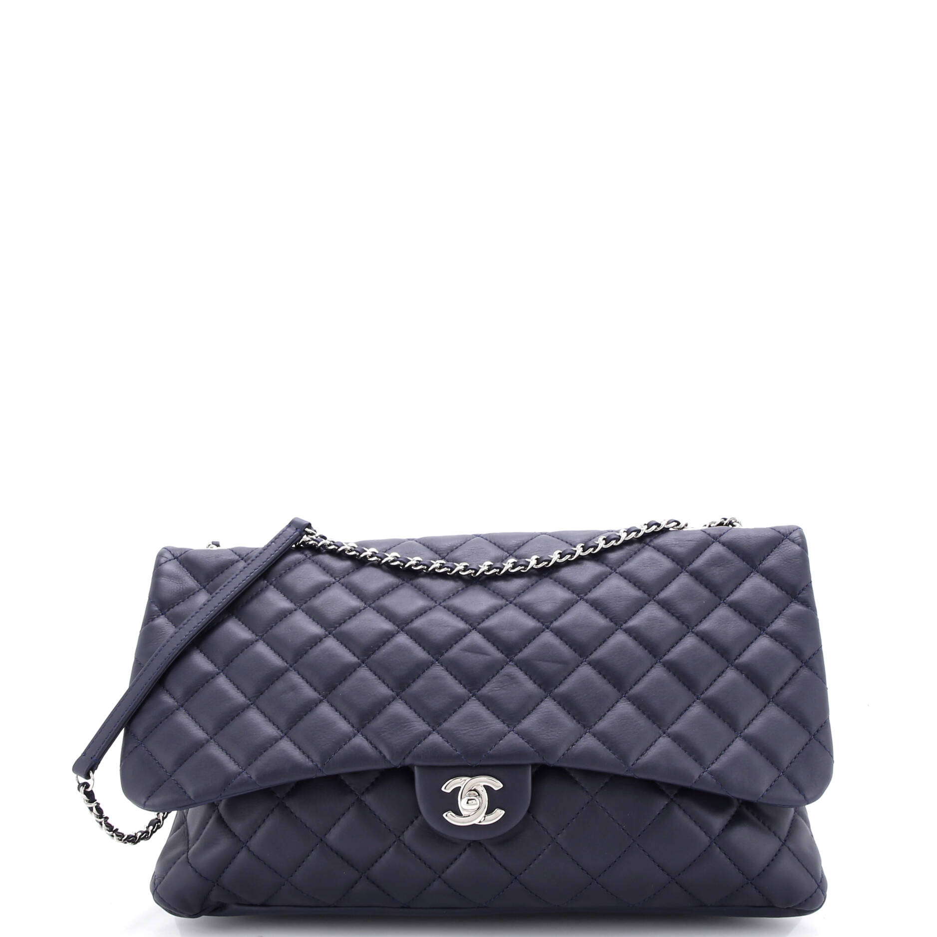 3 Flap Bag NM Quilted Lambskin Maxi