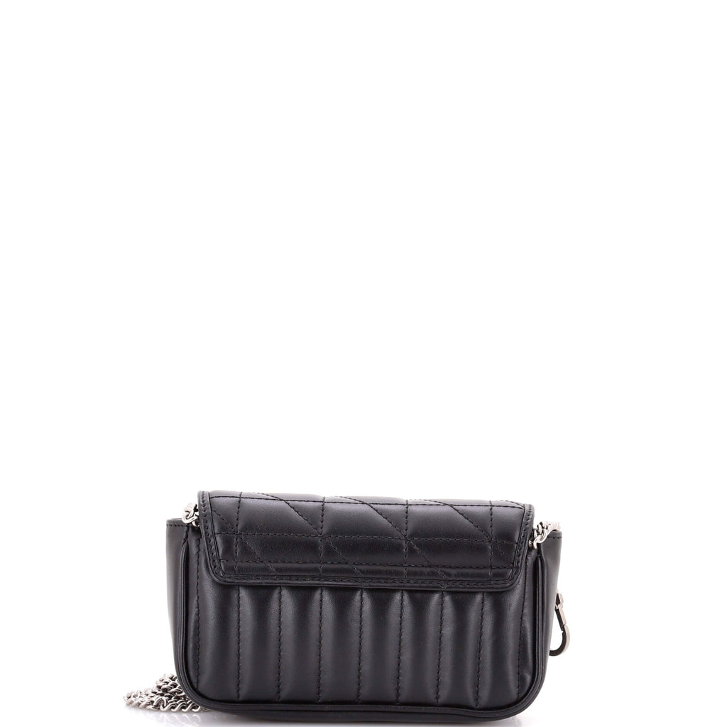 GG Marmont Flap Bag Mixed Matelasse Leather Super Mini
