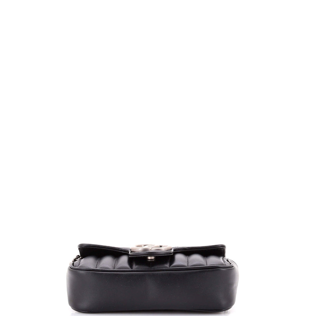 GG Marmont Flap Bag Mixed Matelasse Leather Super Mini