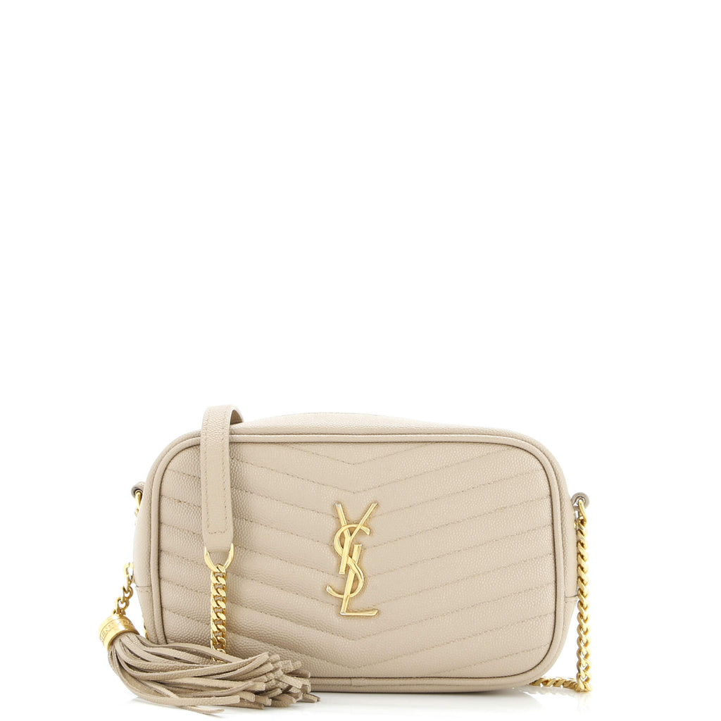 Lou Camera Bag Matelasse Chevron Leather Mini